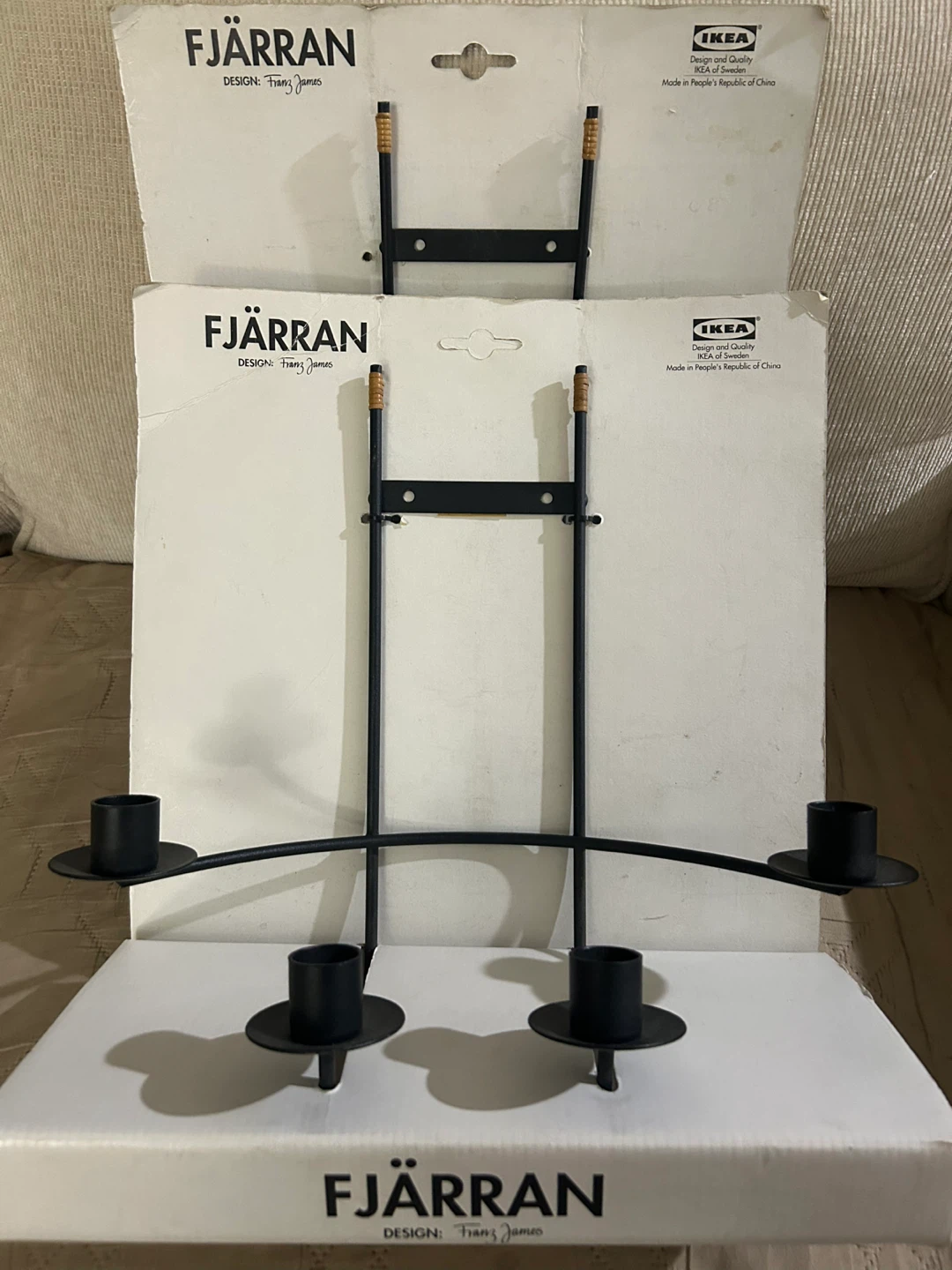 IKEA Fjärran Wall Candle Holder (x2)