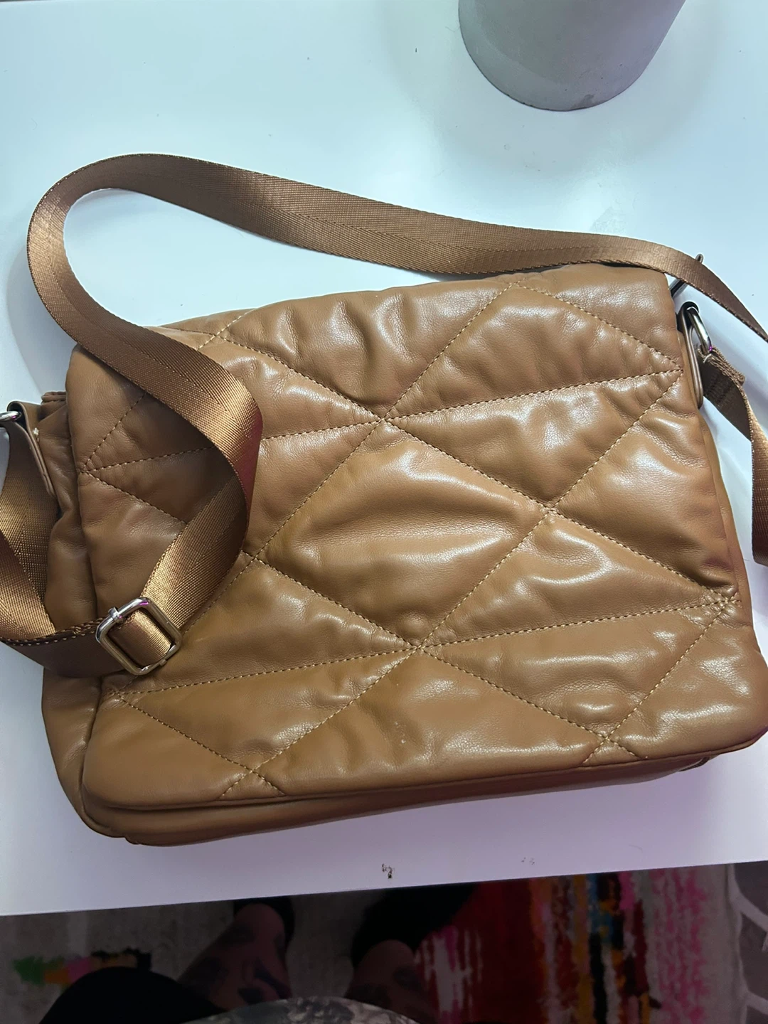 Roots Quilted Crossbody Bag