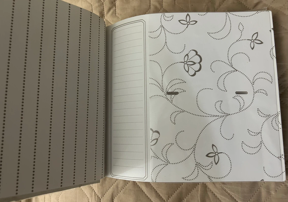 White Embroidered Photo Album (Wedding) - photo 2