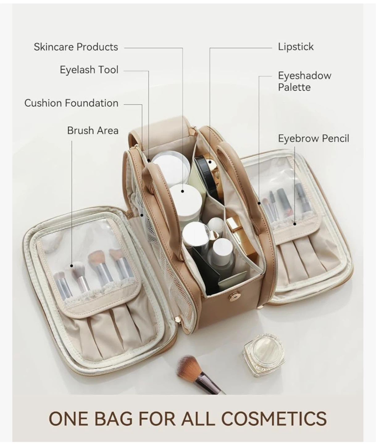 Prîte Vertical Makeup Brush Organizer Bag - photo 3
