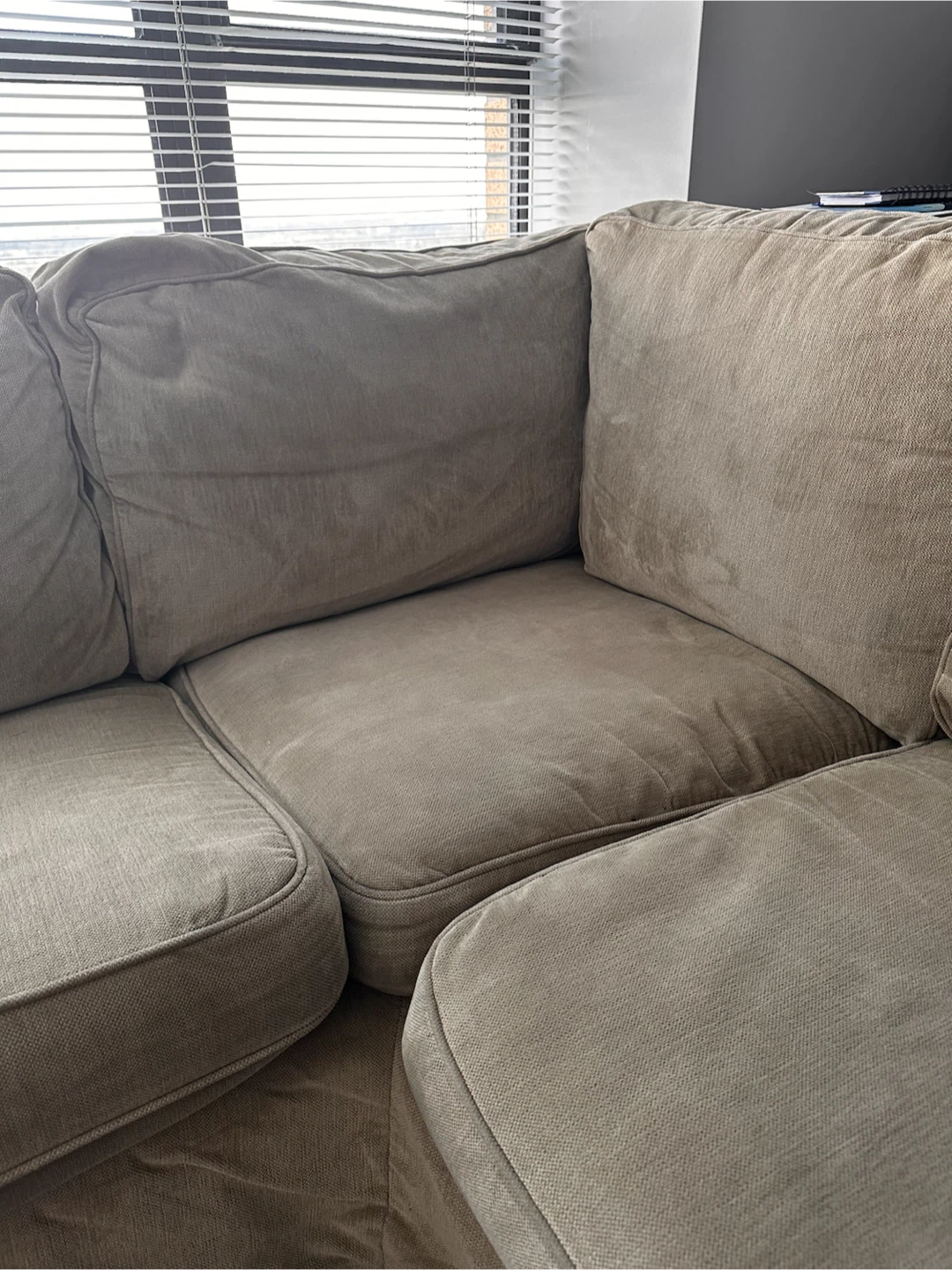Very sturdy and comfortable Beige Sectional Sofa - photo 5