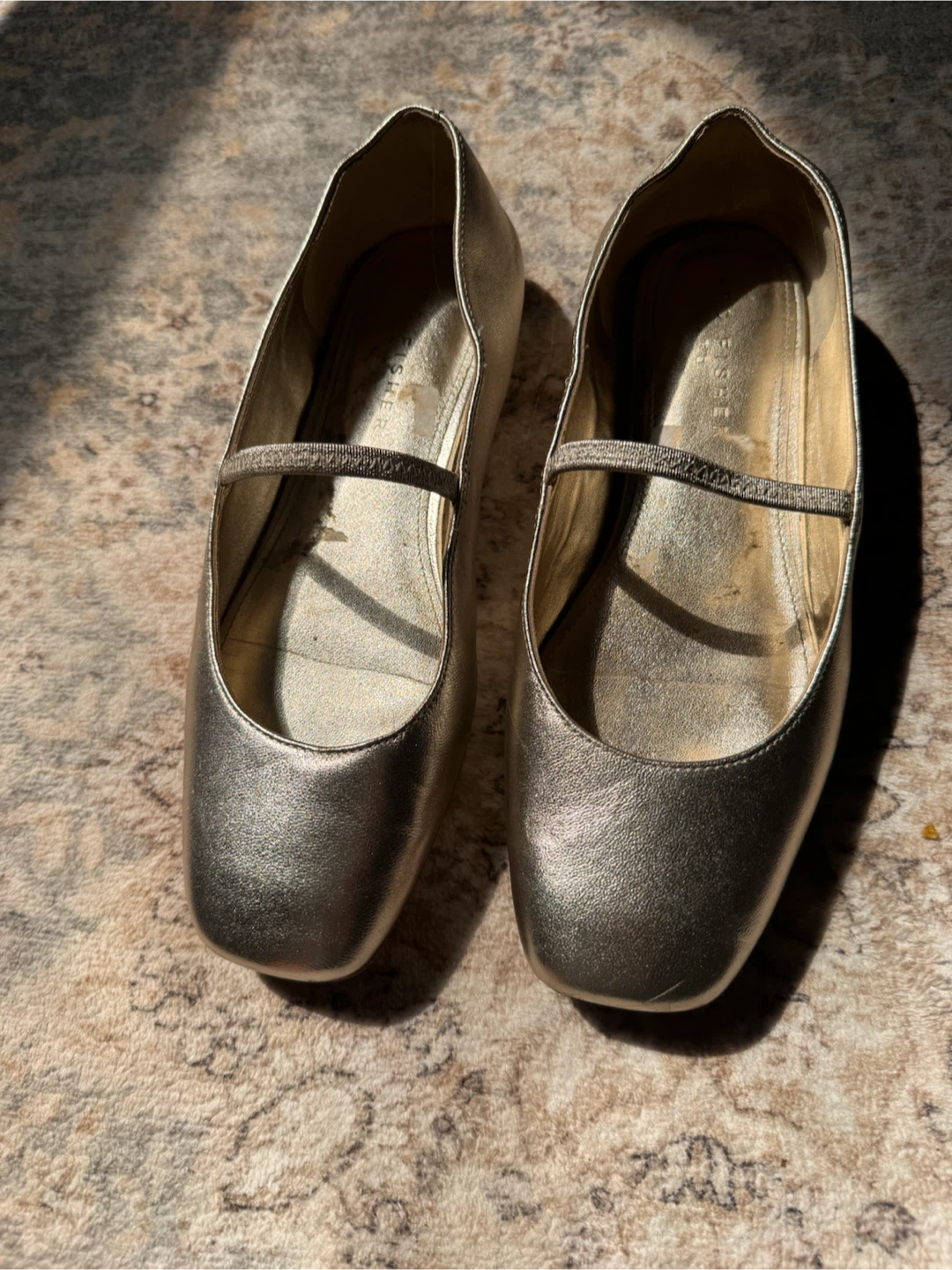 Marc Fischer Gold Ballet Flats - photo 3