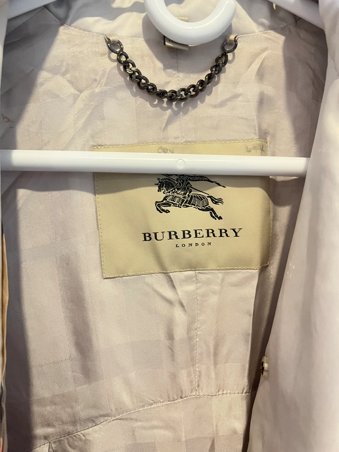 Burberry London Trench Coat Beige Size 6 - photo 2