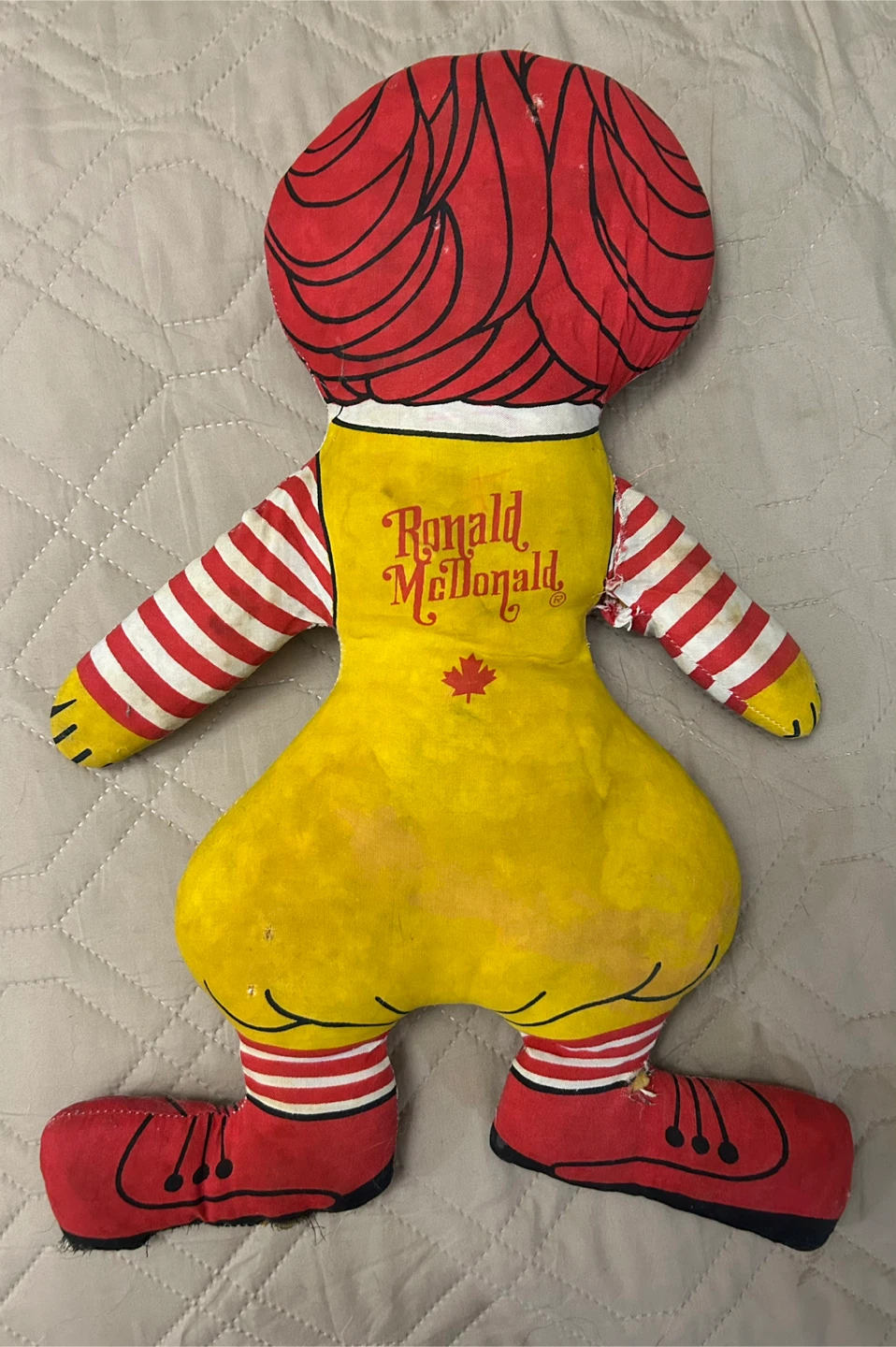 Vintage Ronald McDonald Fabric Doll - photo 2
