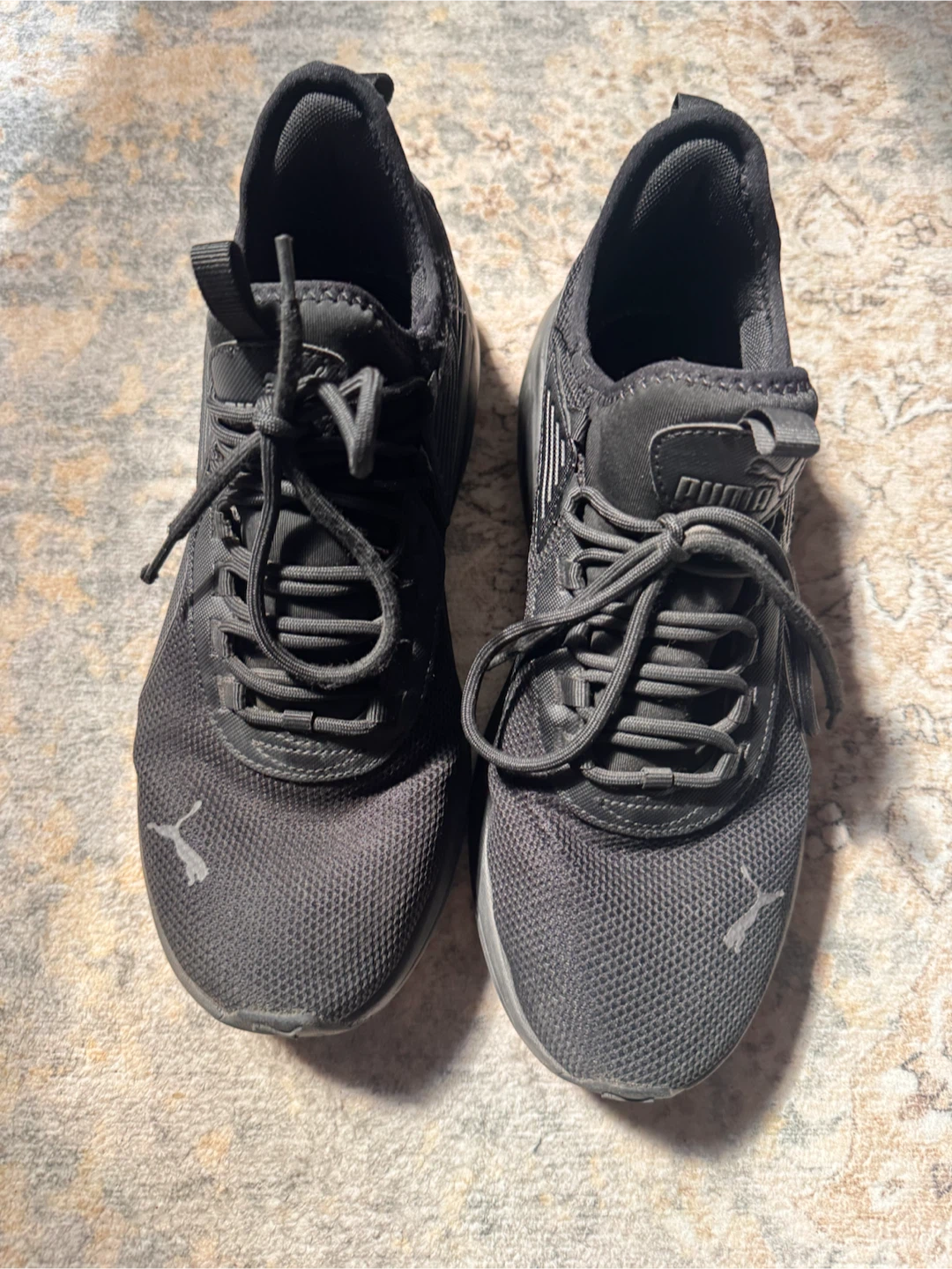Black Puma Running Shoes