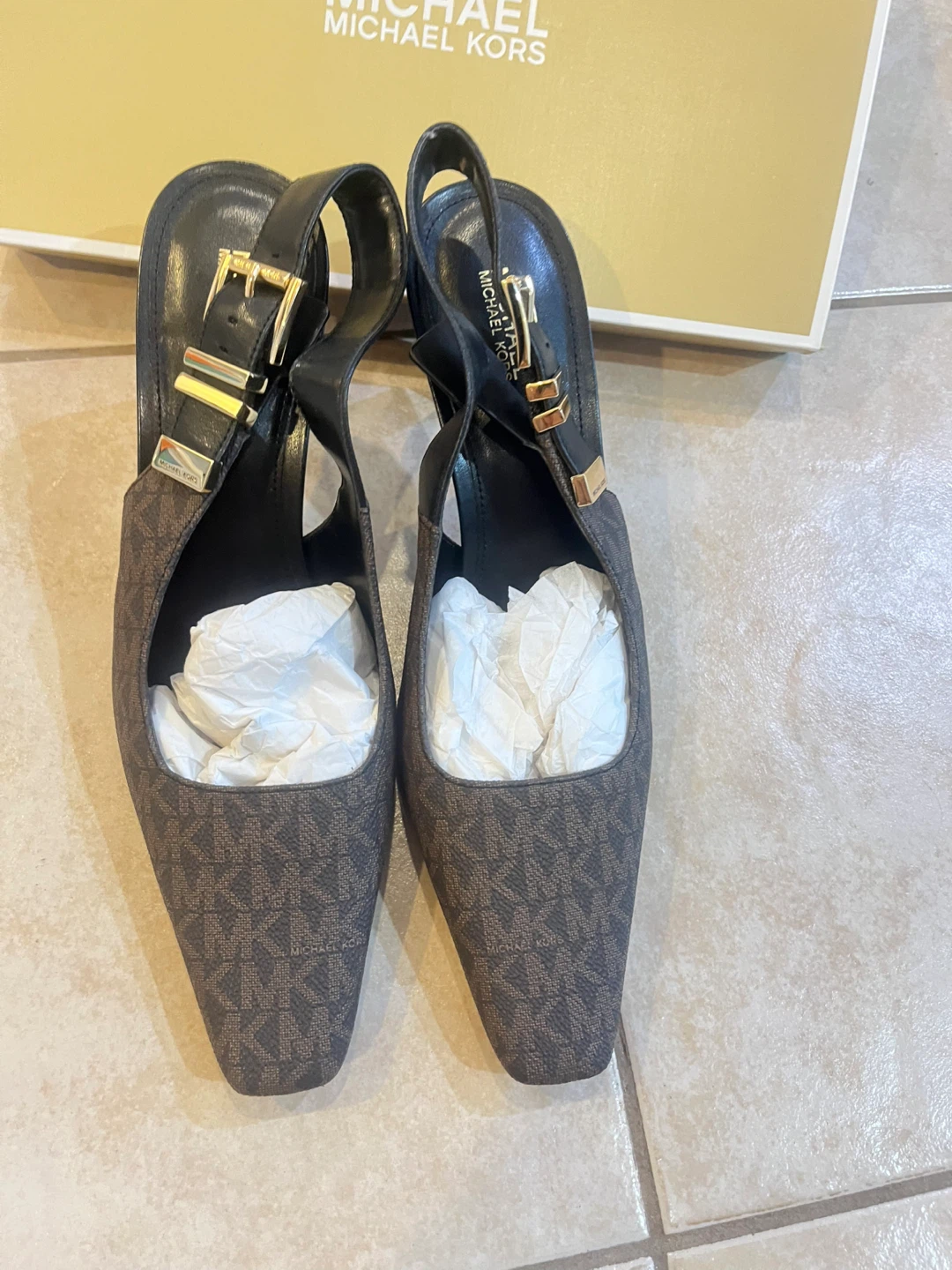 Michael Kors Slingback Heels - Size 7.5M