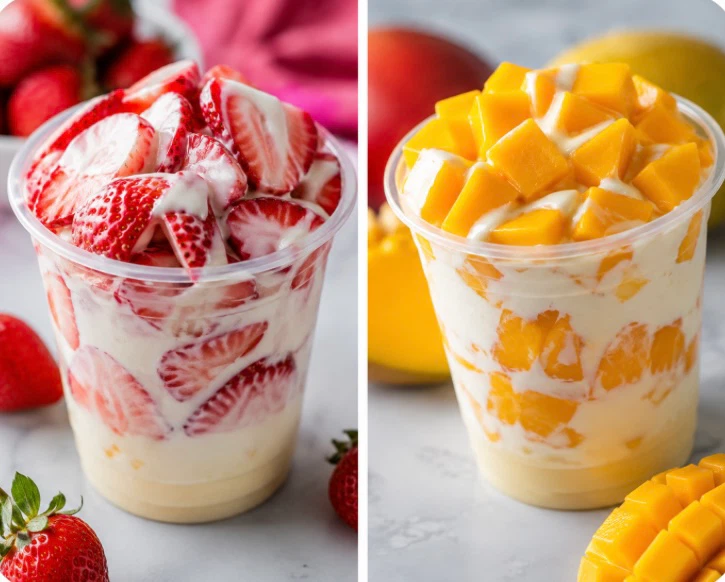 Strawberry & Cream Parfait Dessert Cups - photo 2