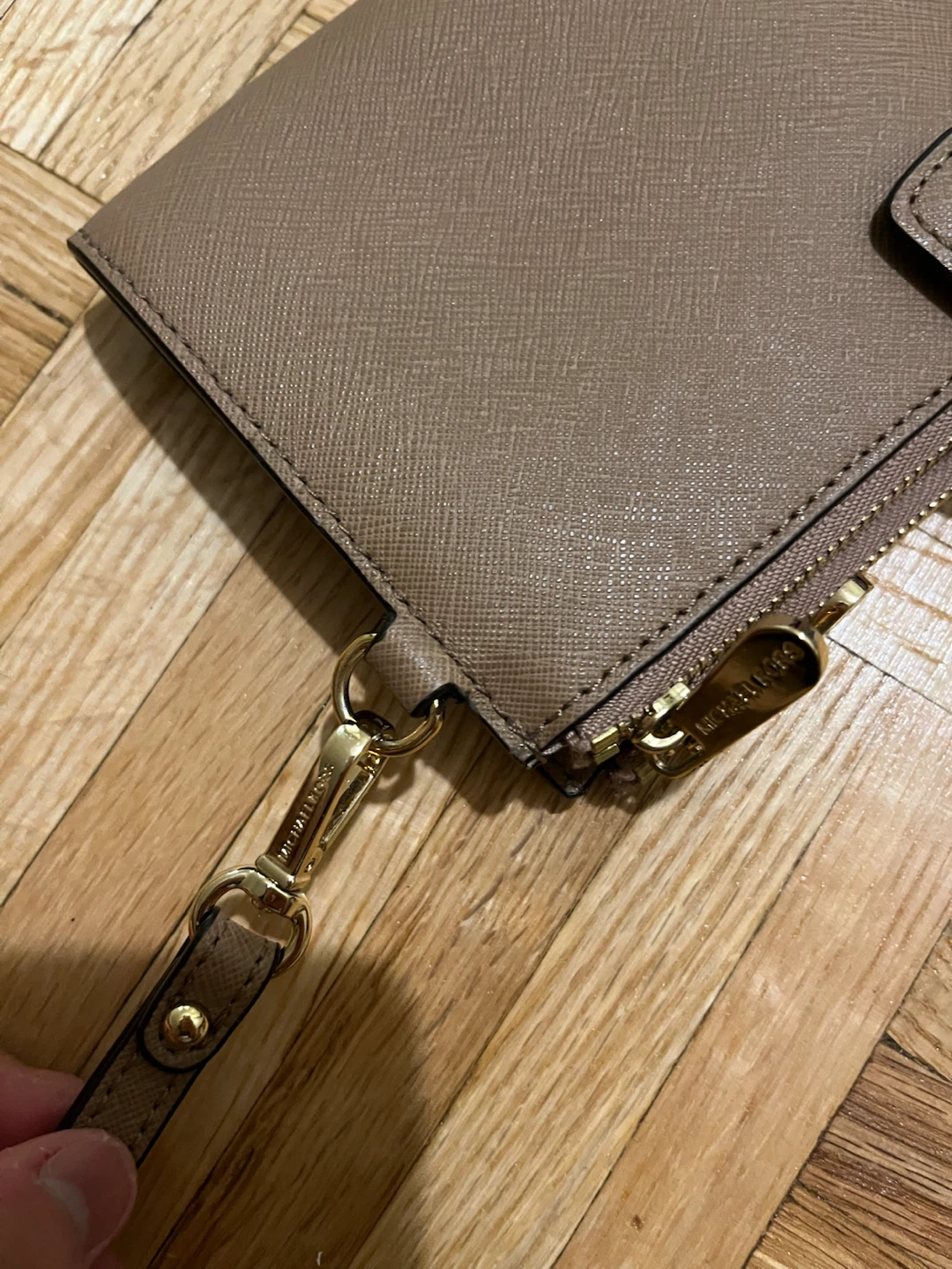 Michael Kors Jet Set Travel Double Zip Wristlet – Taupe - photo 2