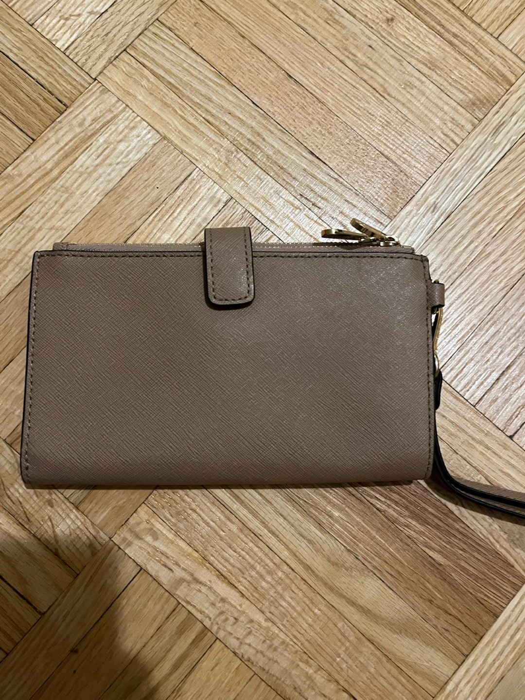 Michael Kors Jet Set Travel Double Zip Wristlet – Taupe - photo 3