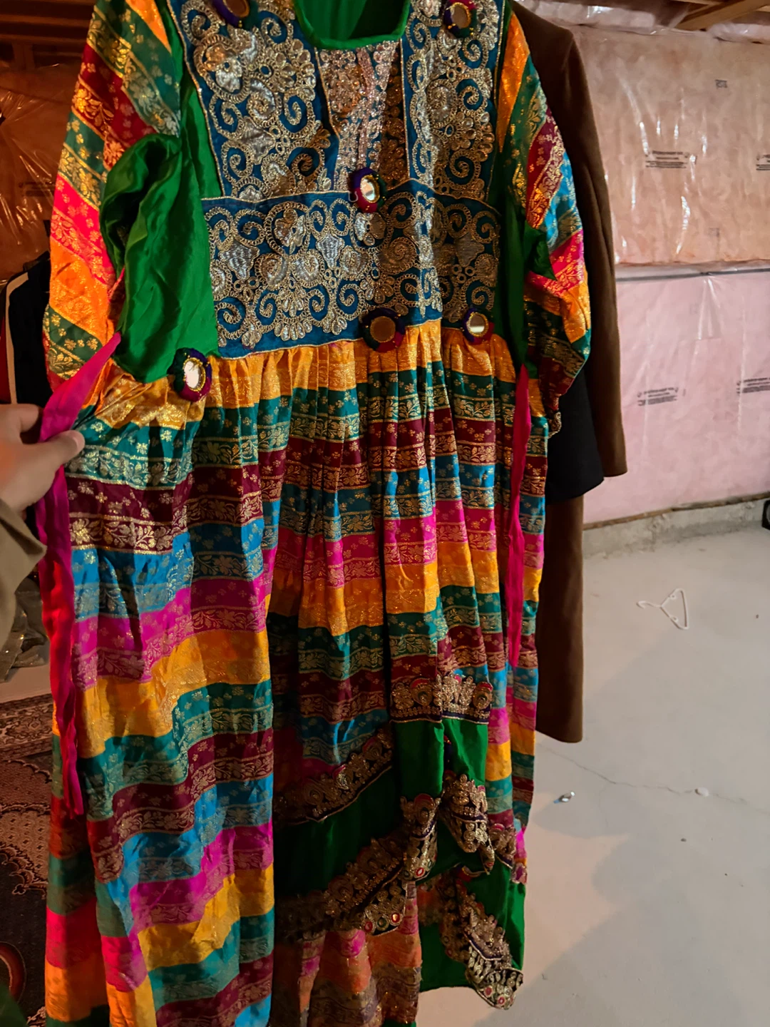 Embroidered Afghan Dress