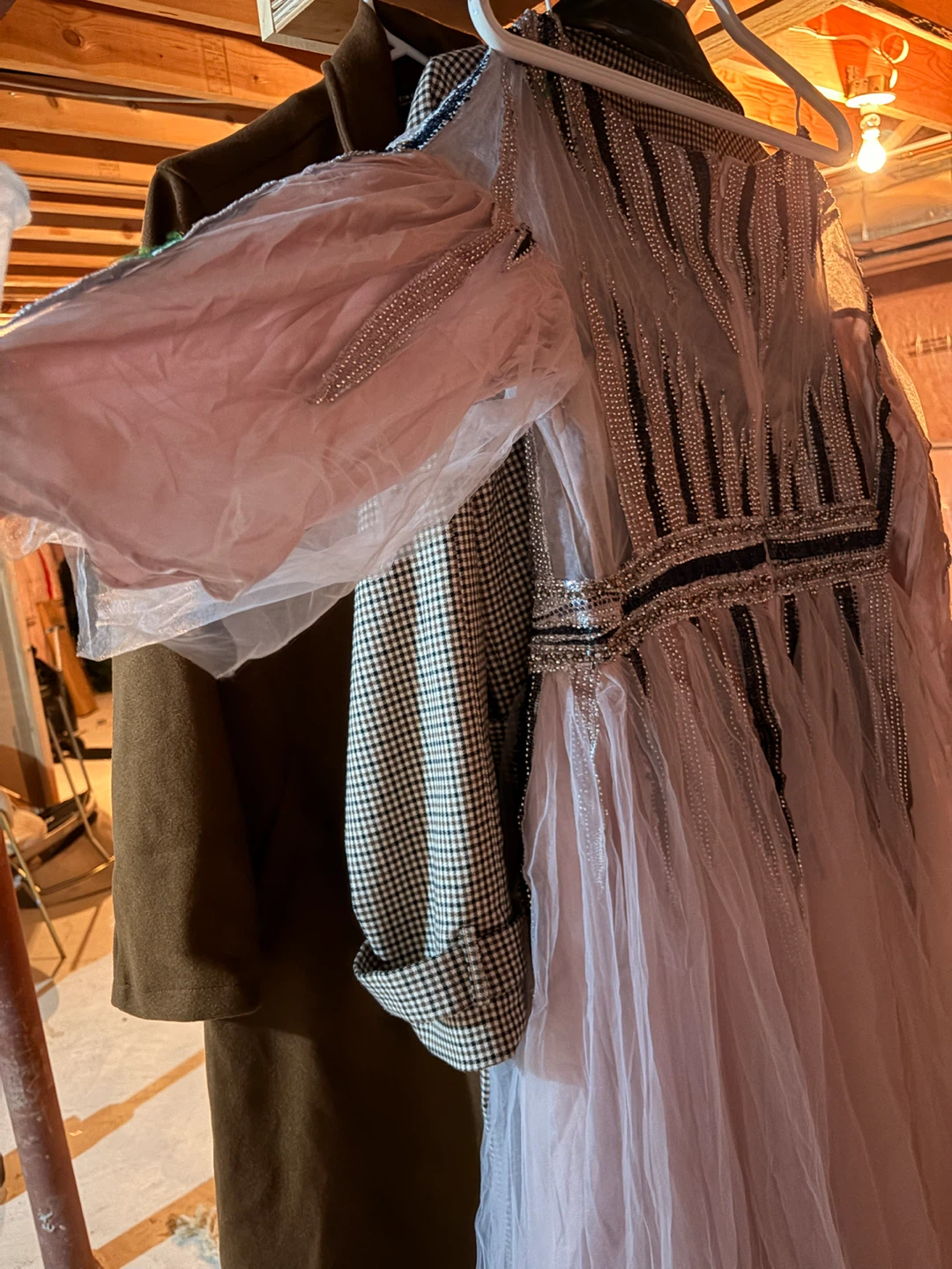 Beaded Tulle Maxi Dress - photo 2