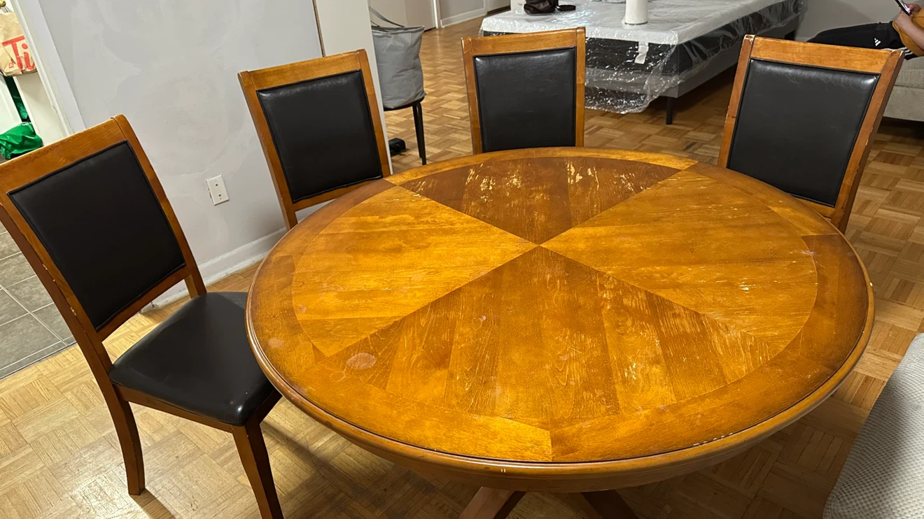 Dining Table with 4 Chairs - photo 4