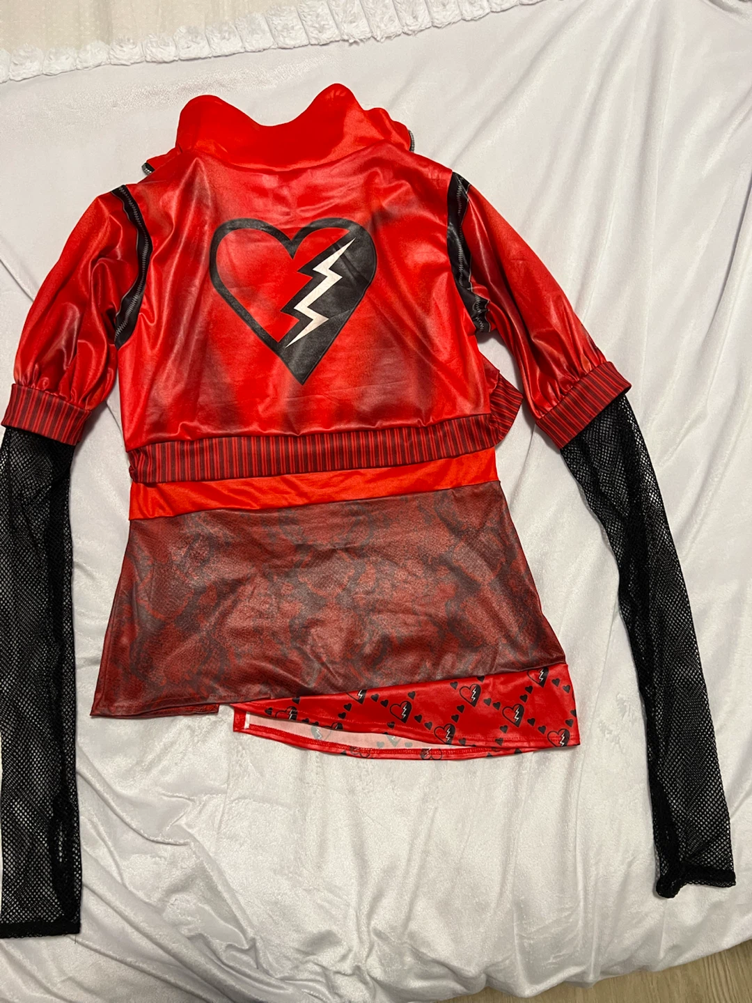 Kids Descendants Red Costume Outfit for sale - photo 3
