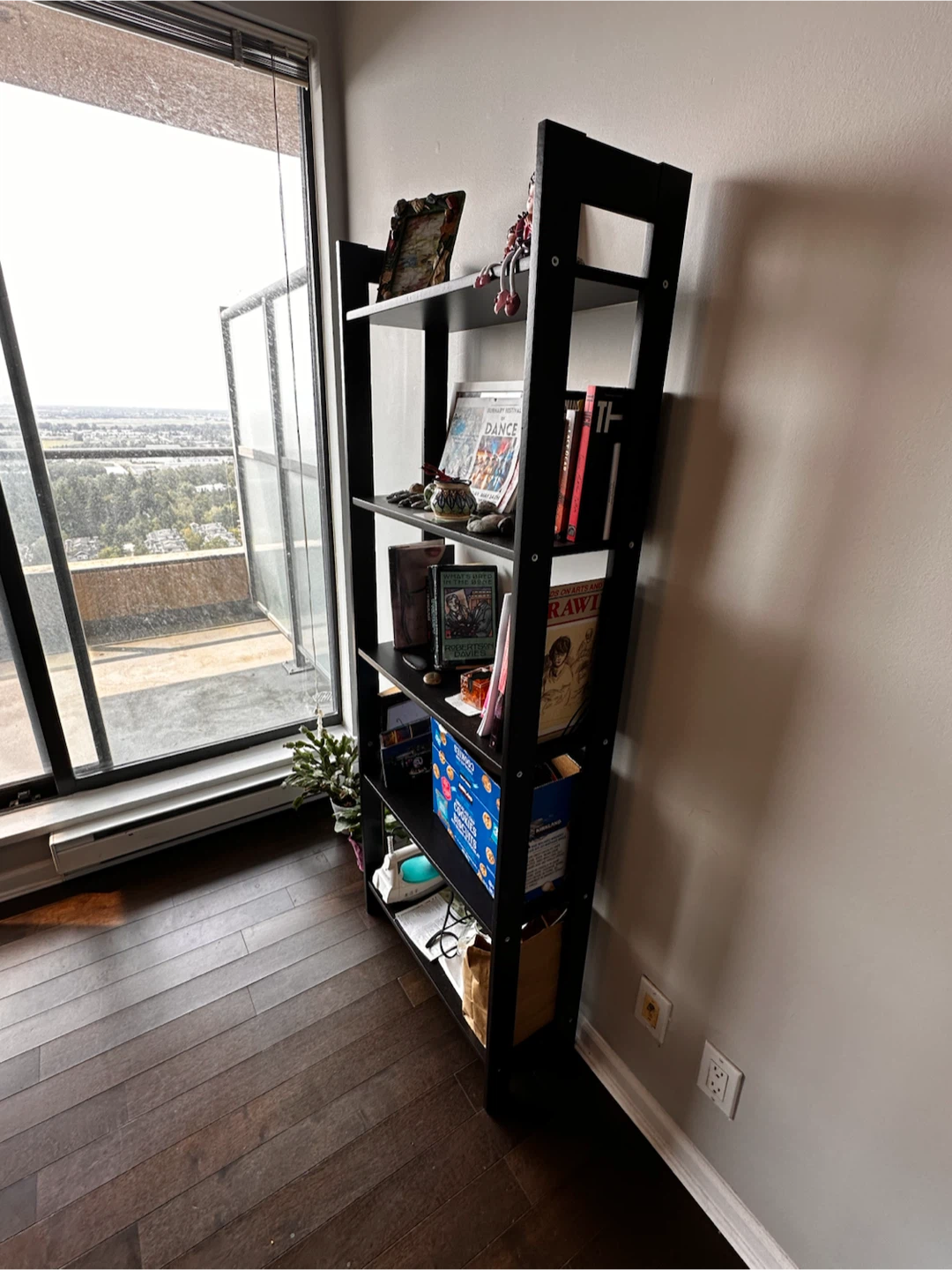 IKEA LAIVA Black Bookshelf - photo 2