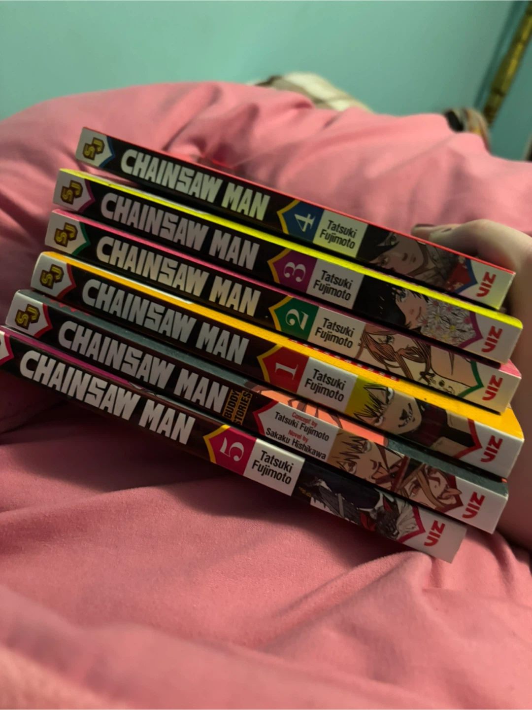 Chainsaw Man Manga Volumes 1-5 & Buddy Stories - photo 2