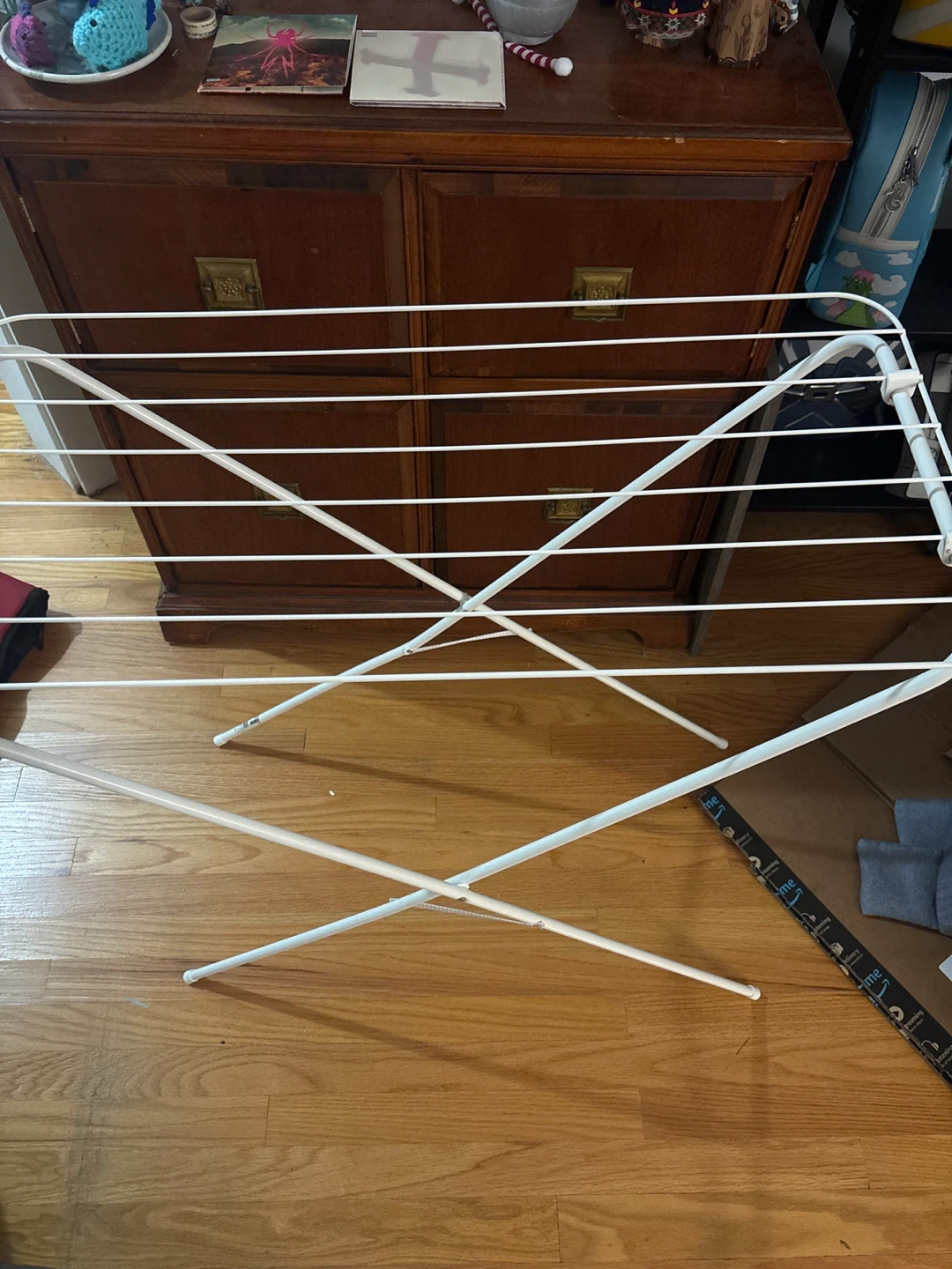 White Metal Drying Rack