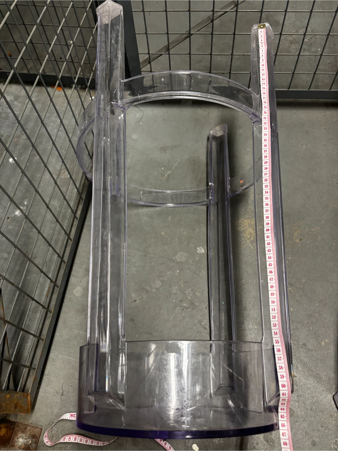 Clear Acrylic Bar Stool - photo 2