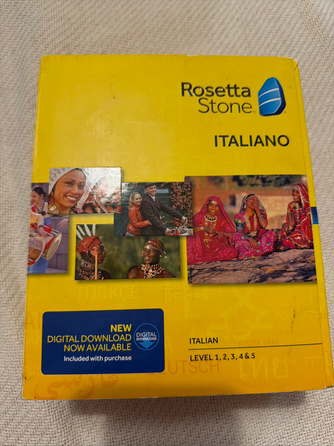Rosetta Stone Italian Language Learning Software Levels 1-5