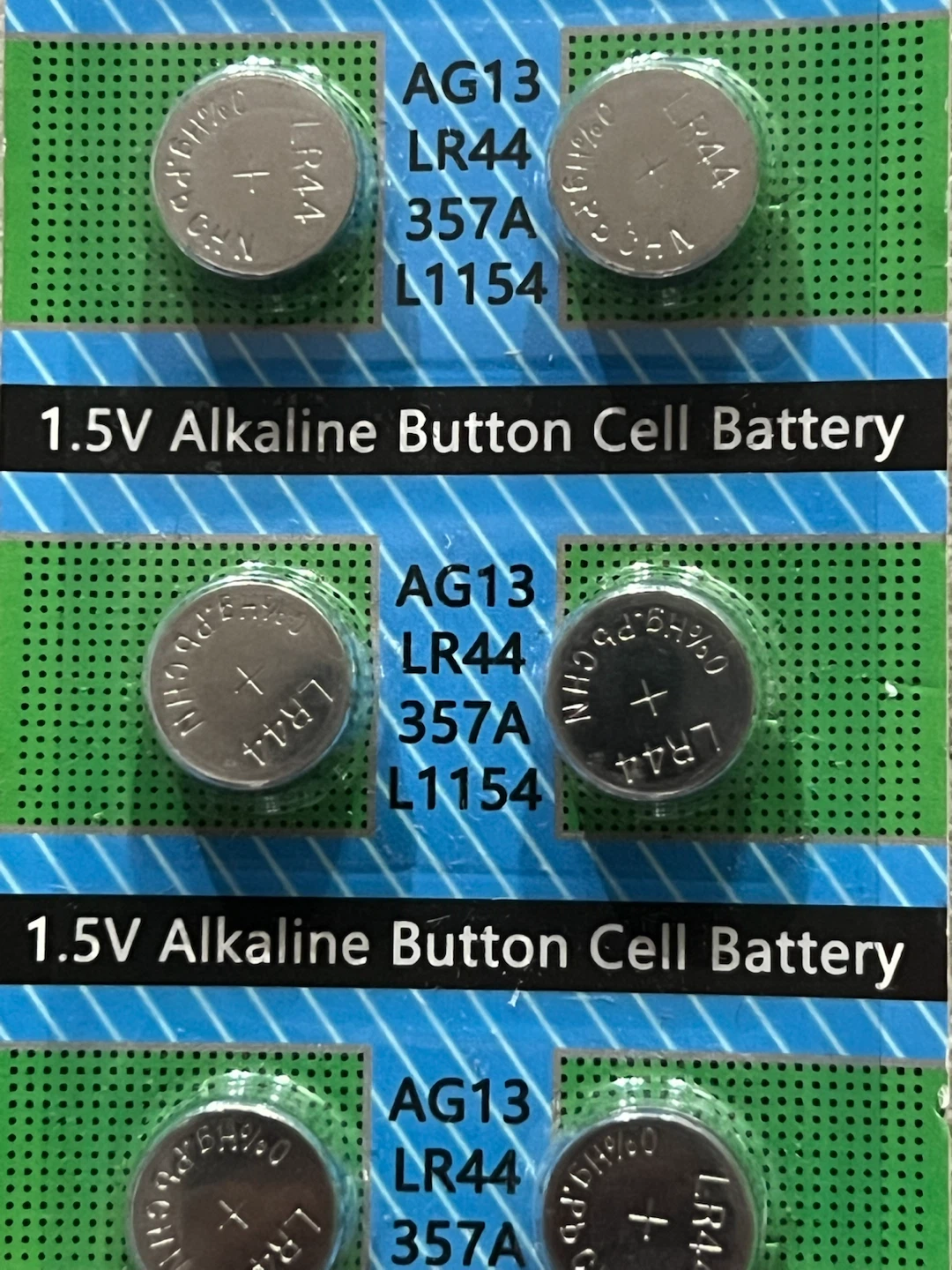 Cotchear 10 Count 1.5V Alkaline Button Cell Batteries AG13 LR44 - photo 2