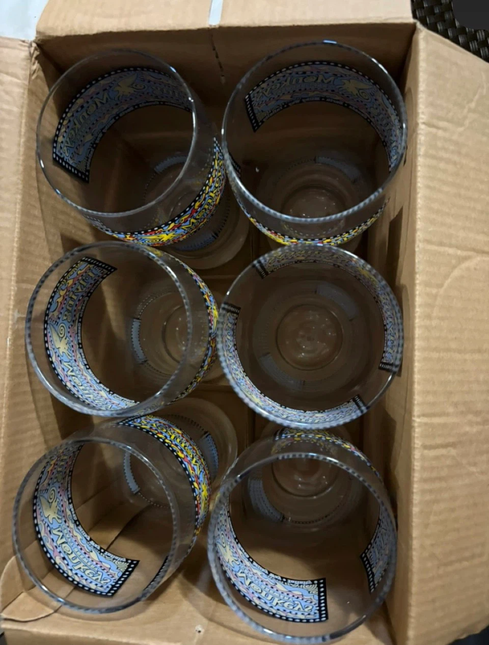 Set of 6 Flying Monkeys Craft Brewery Glasses