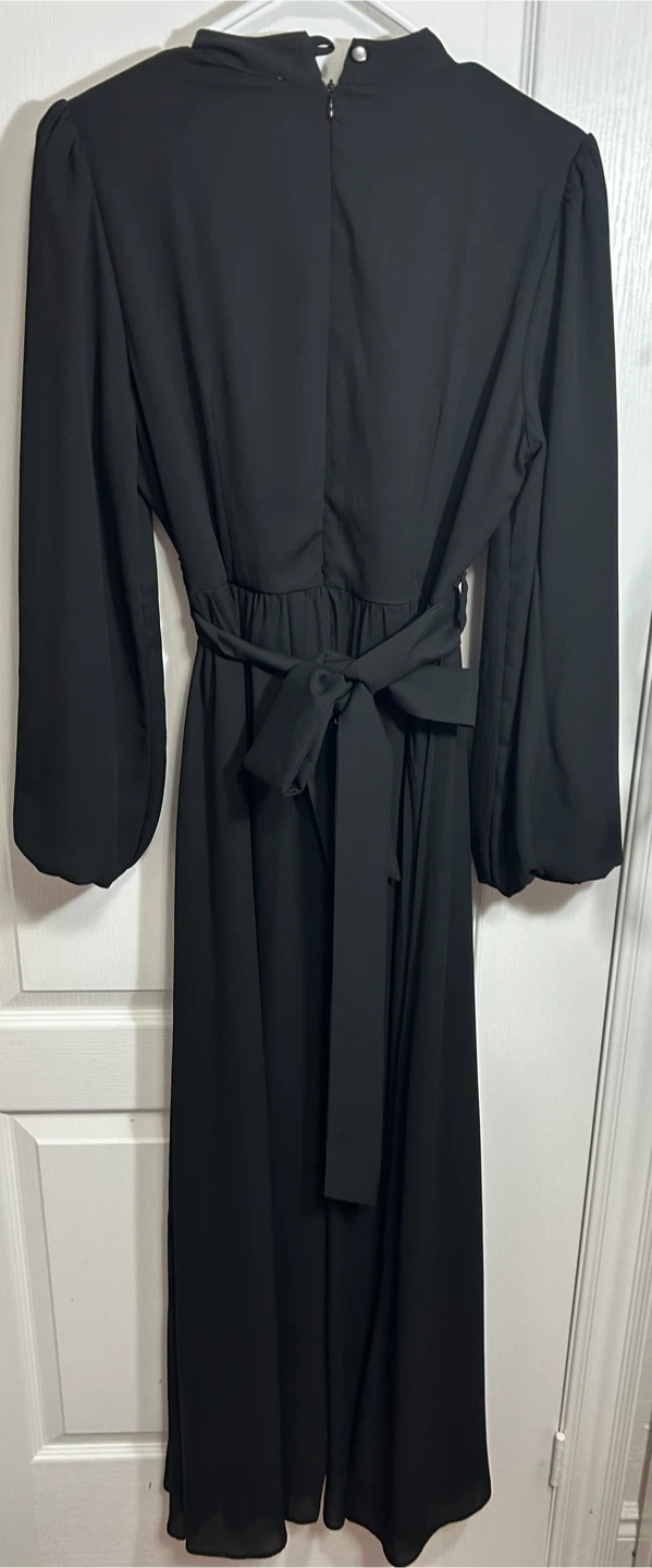 Black Long Sleeve Maxi Dress - photo 2
