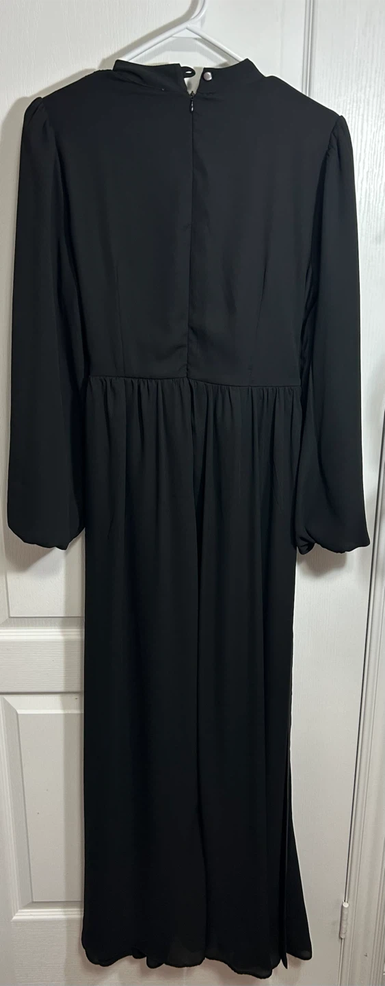 Black Long Sleeve Maxi Dress - photo 3