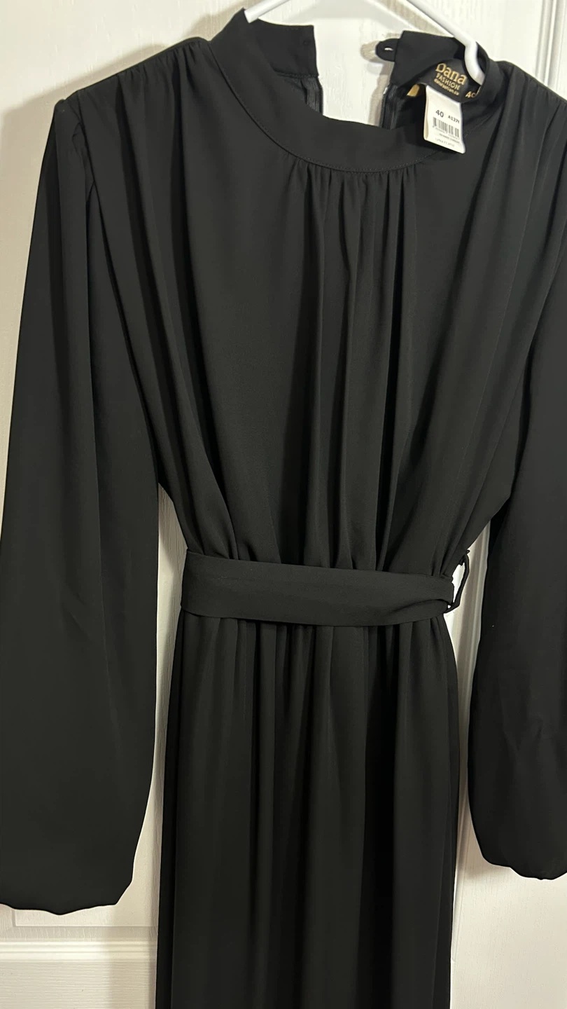 Black Long Sleeve Maxi Dress - photo 4