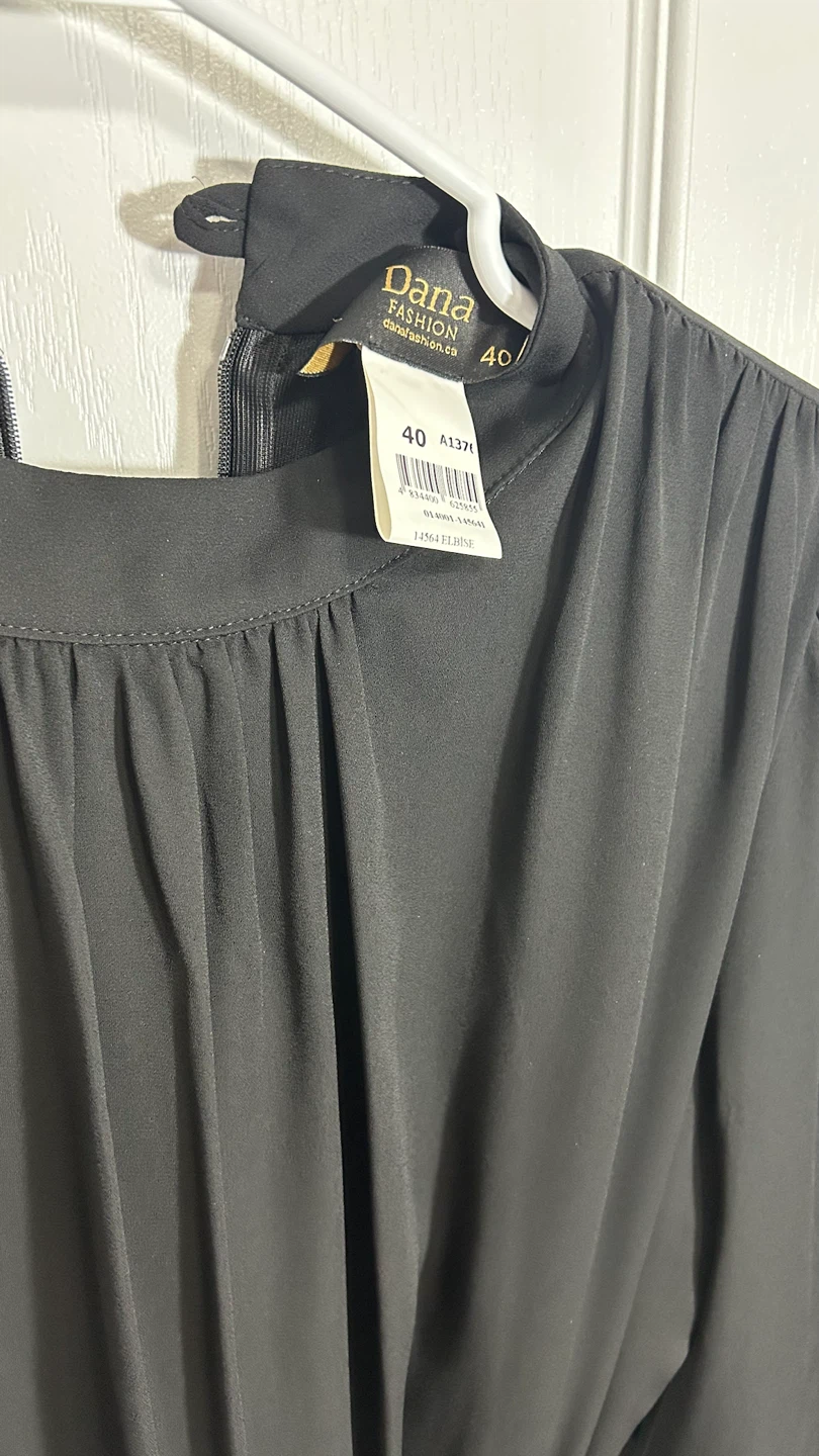 Black Long Sleeve Maxi Dress - photo 5
