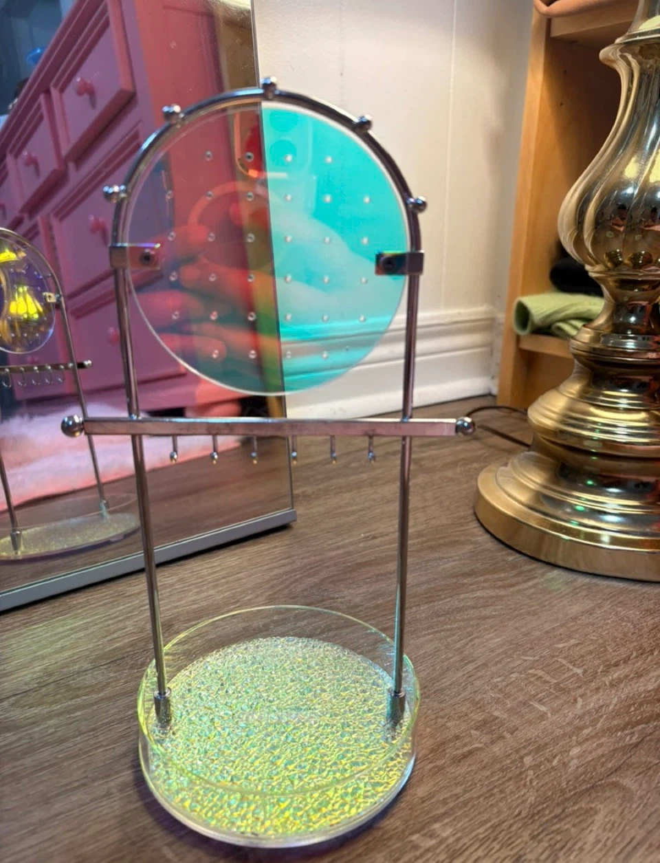Iridescent Jewelry Stand