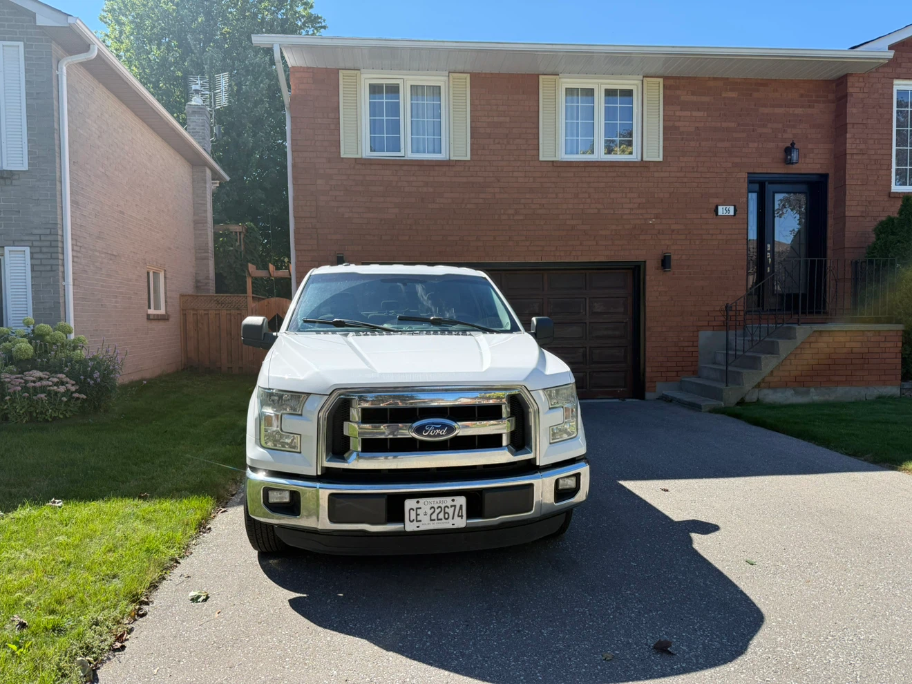 White Ford F-150 Pickup Truck