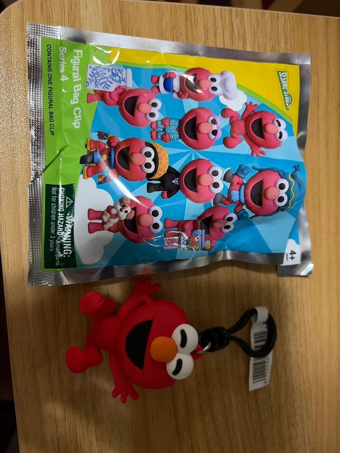 Sesame Street Figural Bag Clip Series 4 Elmo Keychain