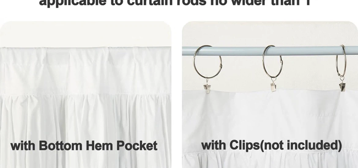 White Ruffled Tier Curtains (Set of 2) - photo 4