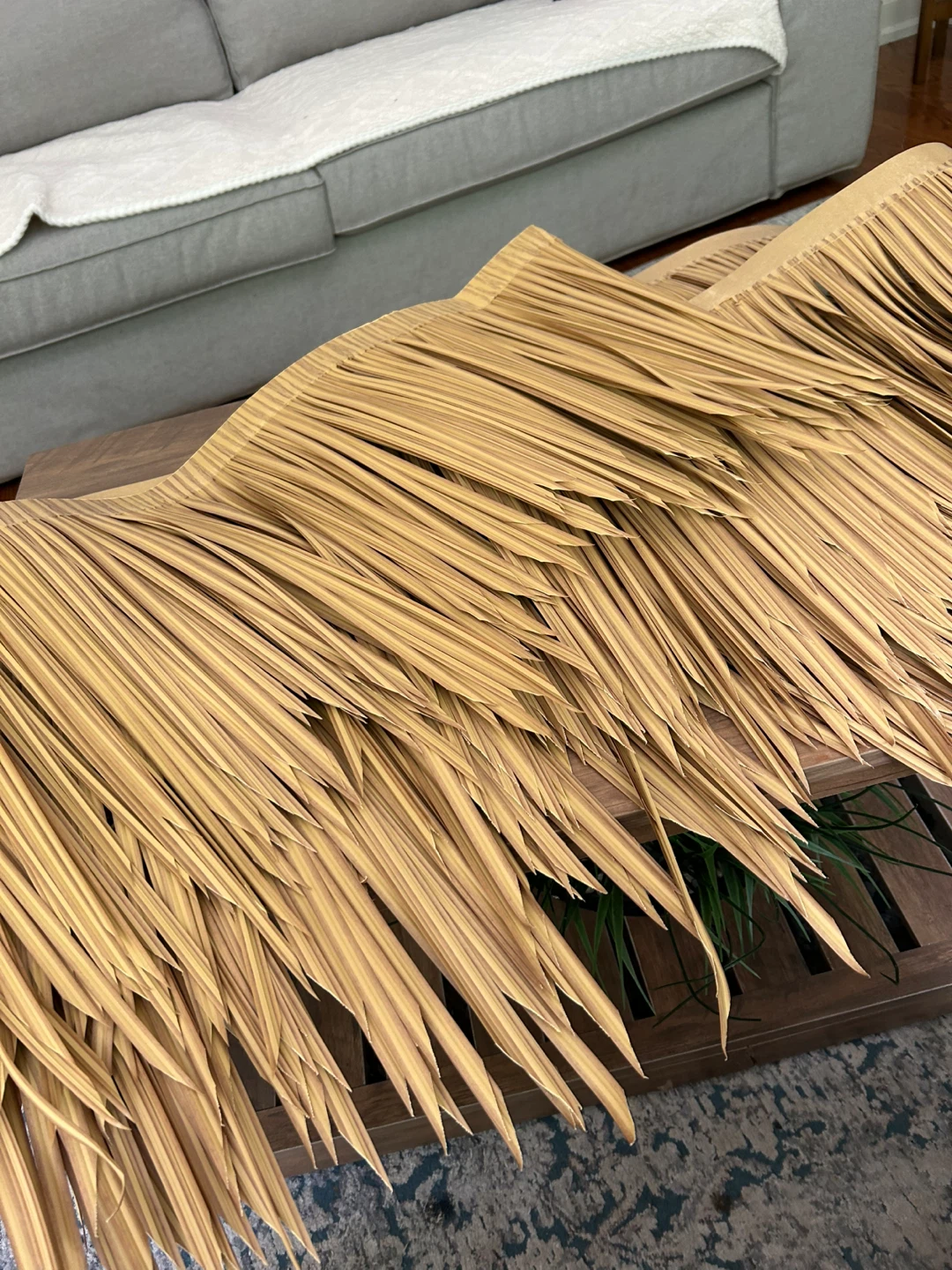 Artificial Thatch Roofing Grass Rolls - photo 2