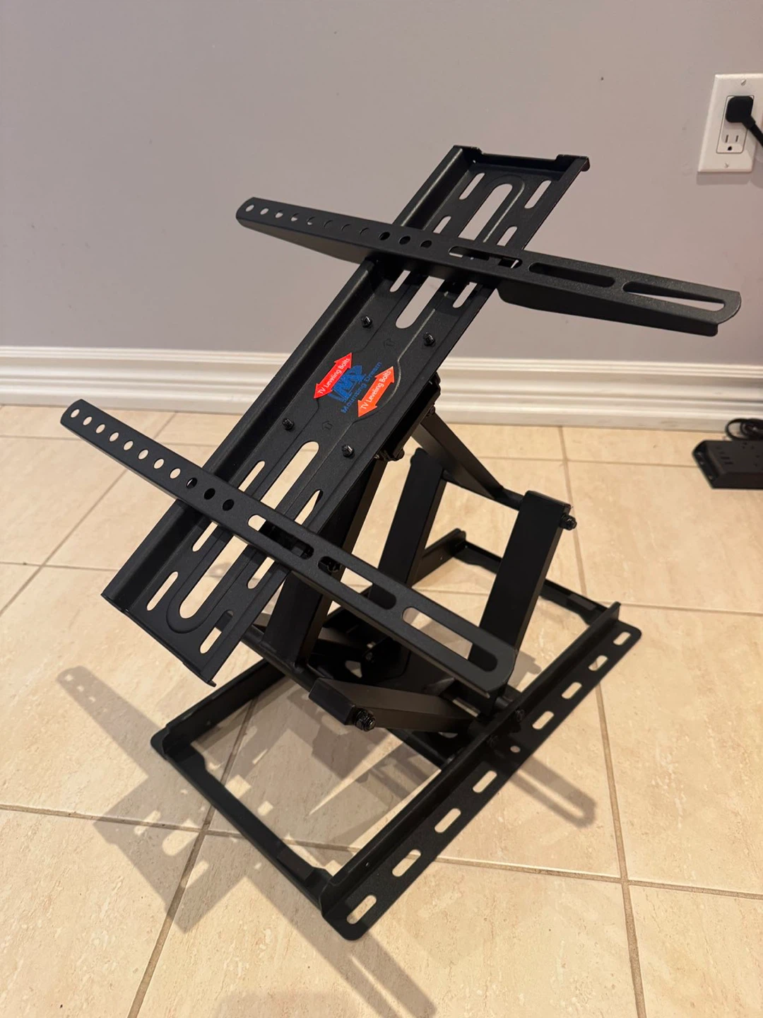 Black Full Motion TV Wall Mount - photo 2