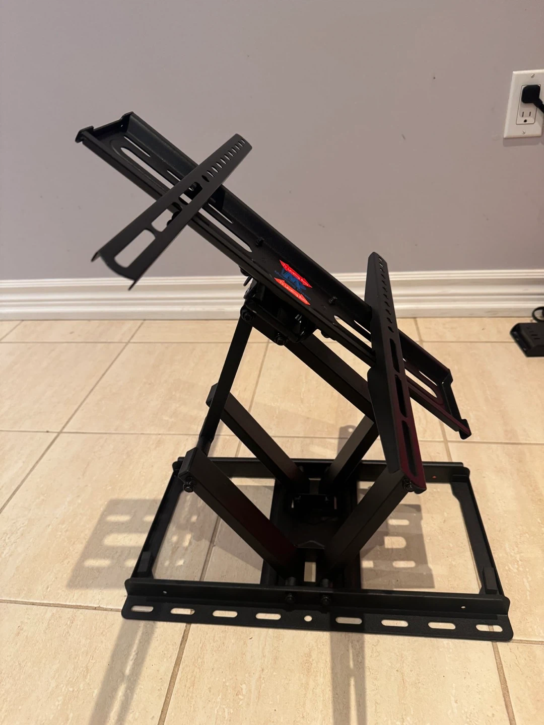 Black Full Motion TV Wall Mount - photo 4