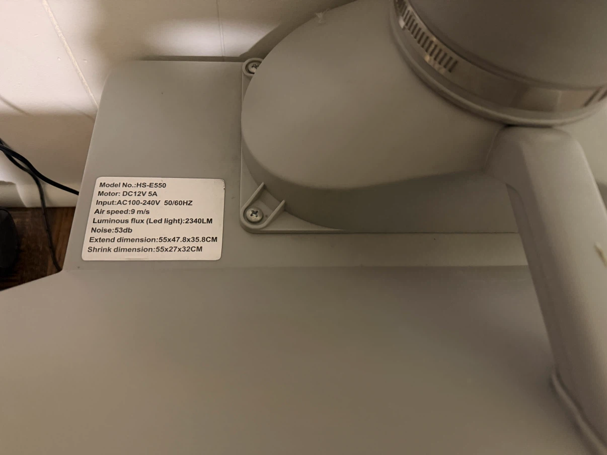 Anesty HS-E550 Portable Airbrush Spray Booth - photo 3