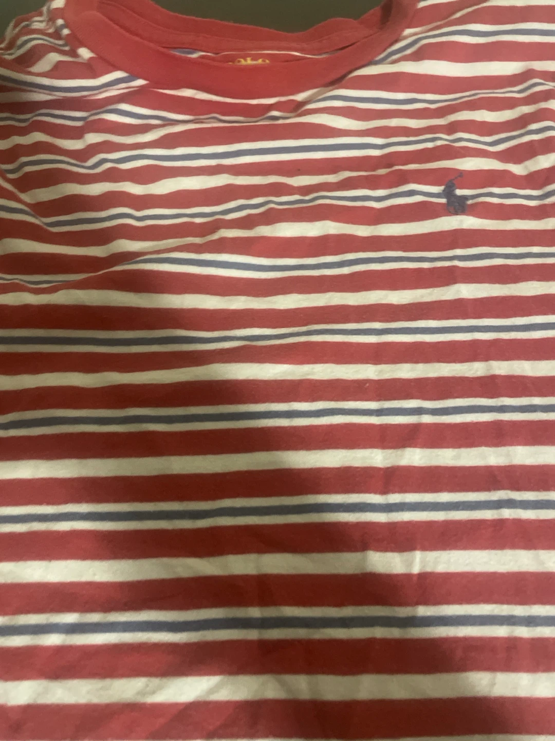 Polo Ralph Lauren Red and White T-Shirt