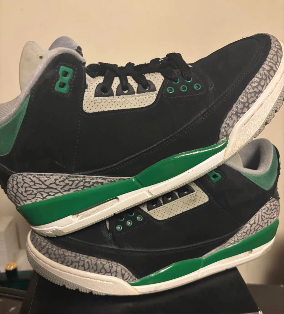 Air Jordan 3 Retro Pine Green Sneakers - photo 5