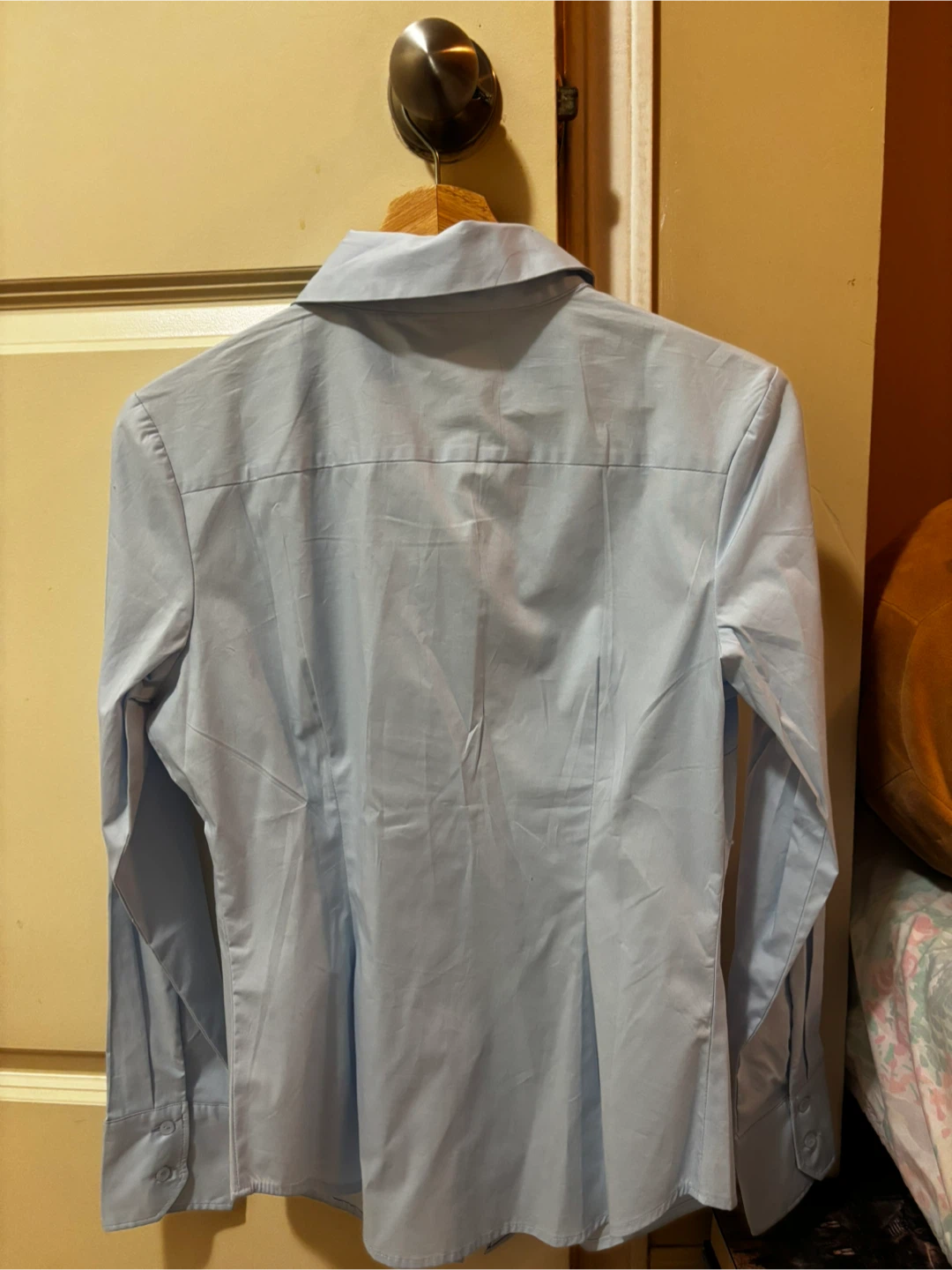 Mango Button-Up Shirt - Light Blue - photo 2