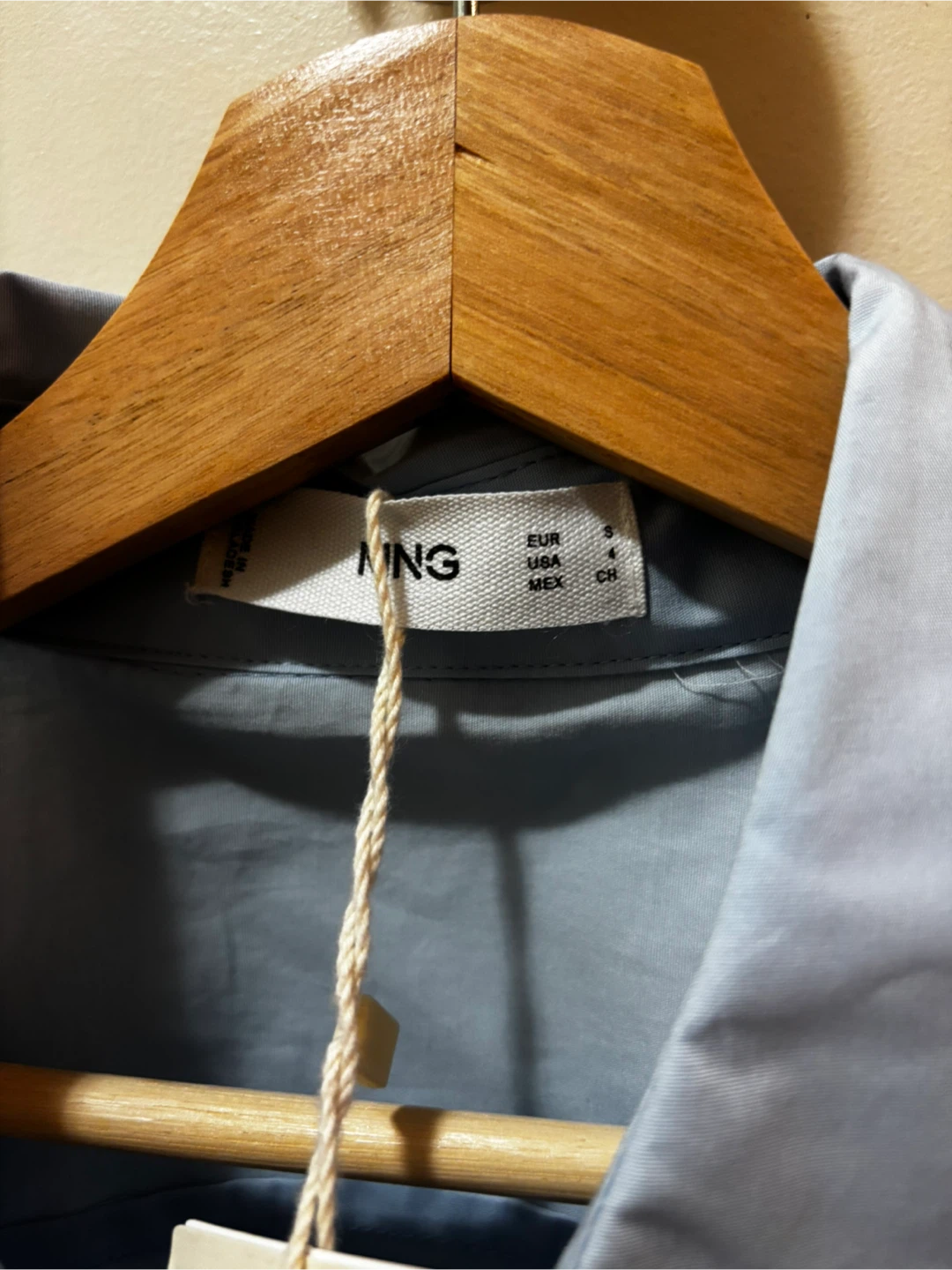 Mango Button-Up Shirt - Light Blue - photo 3