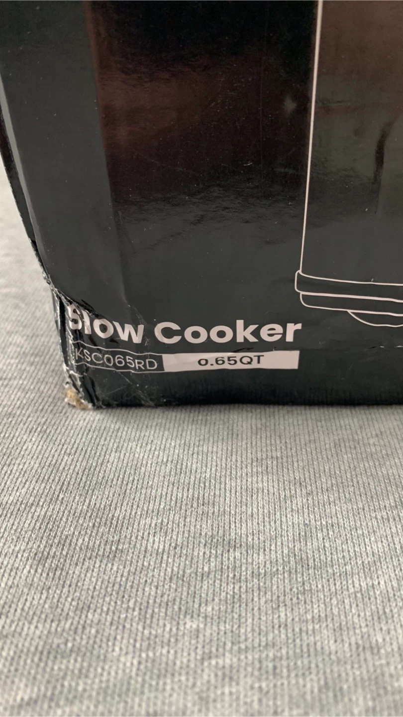 KOOC 0.65-Quart Slow Cooker Red - BNIB - photo 3