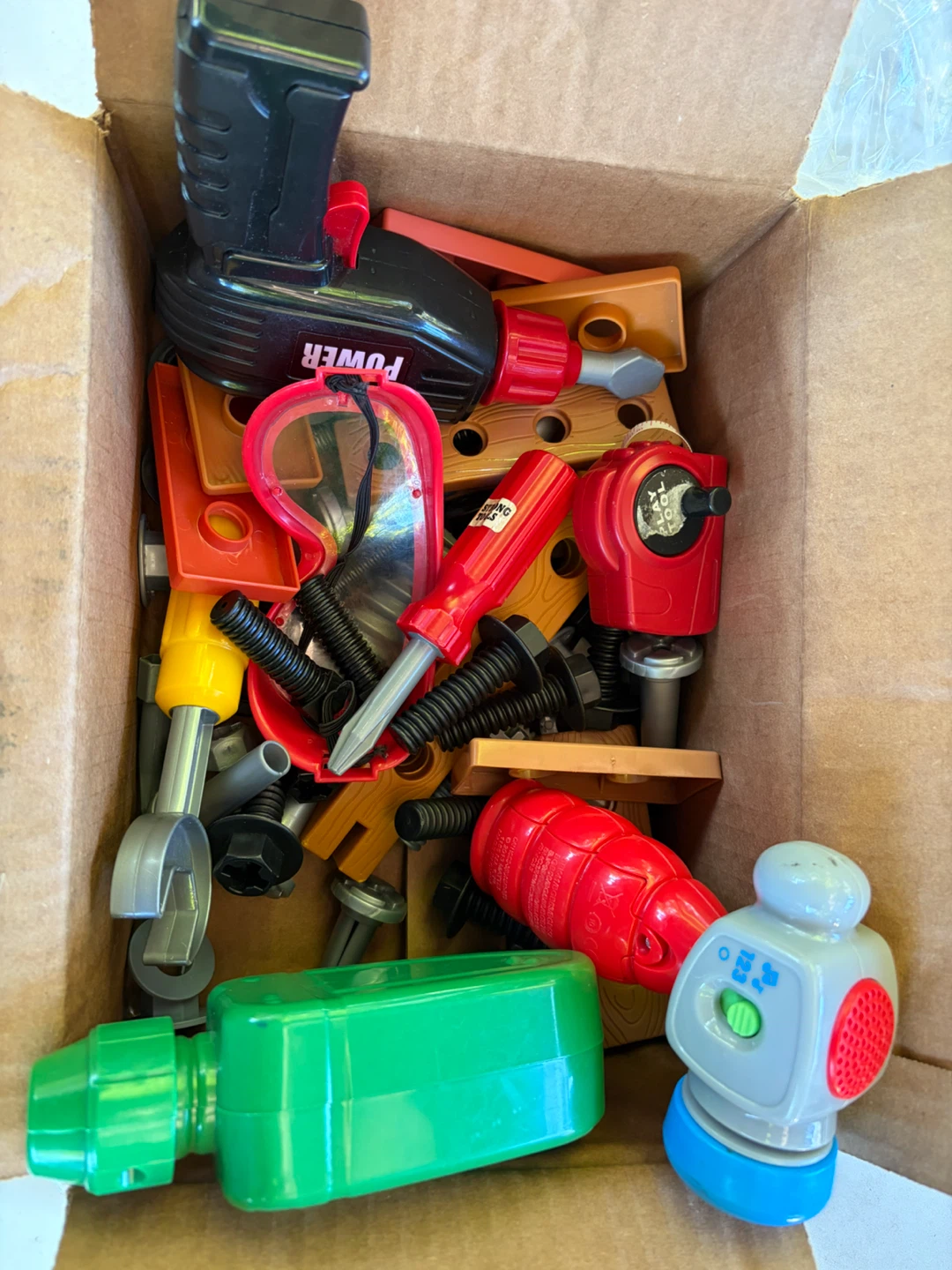 Toy Tool Set with Power Drill