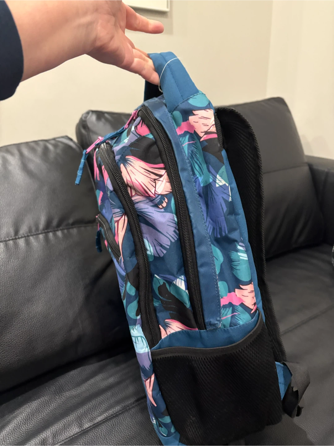 Floral Print Backpack - photo 4