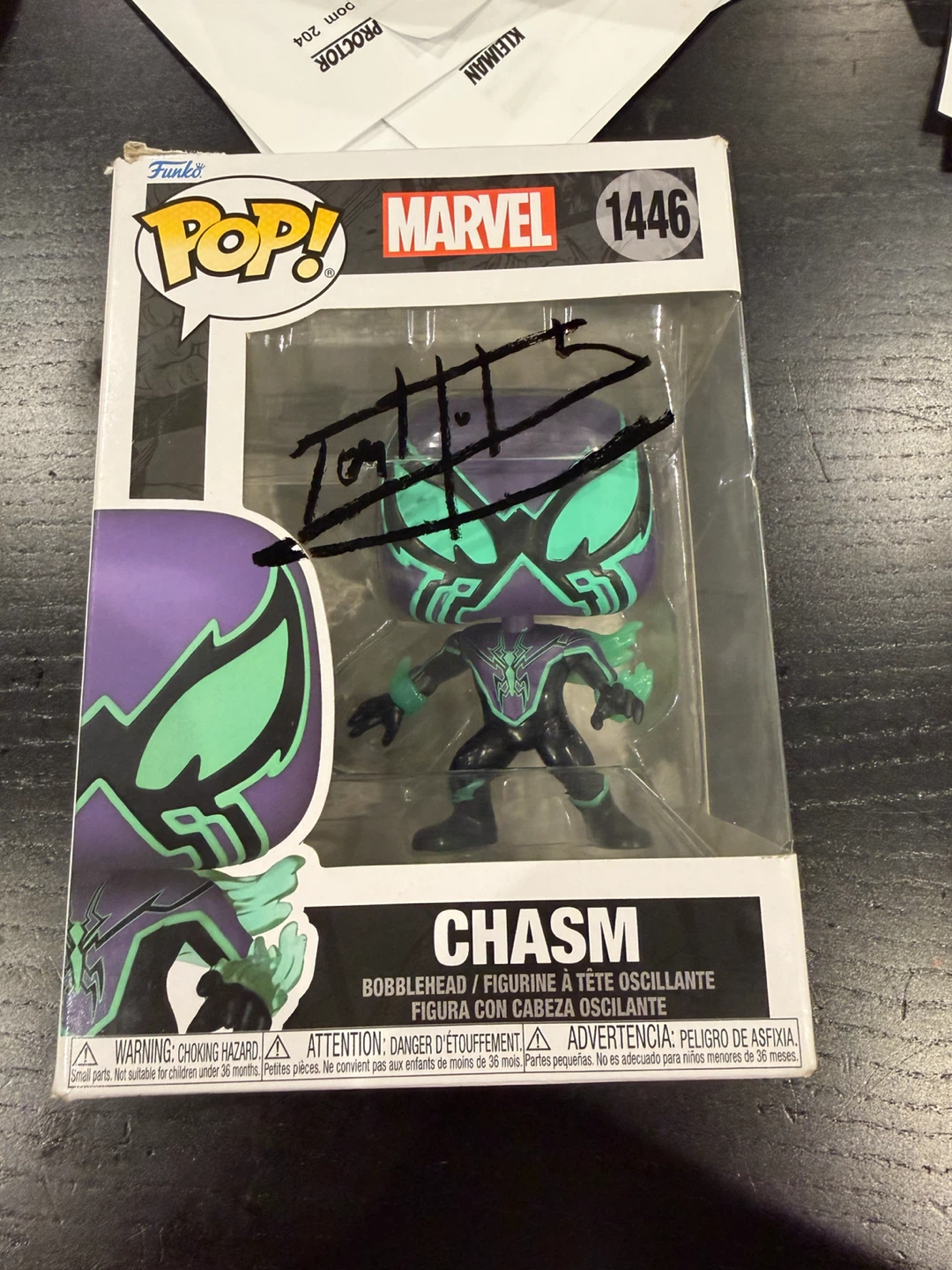 TOM HOLLAND SIGNED FUNKO SEND OFFERS