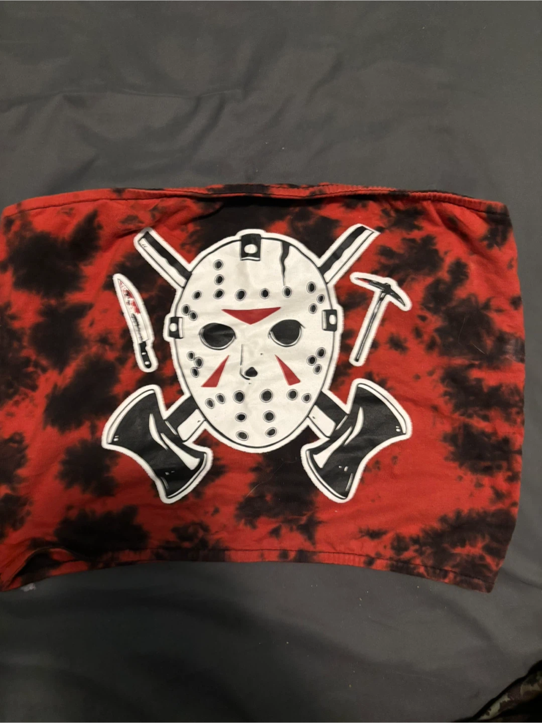 Friday the 13th Tie-Dye Tube Top