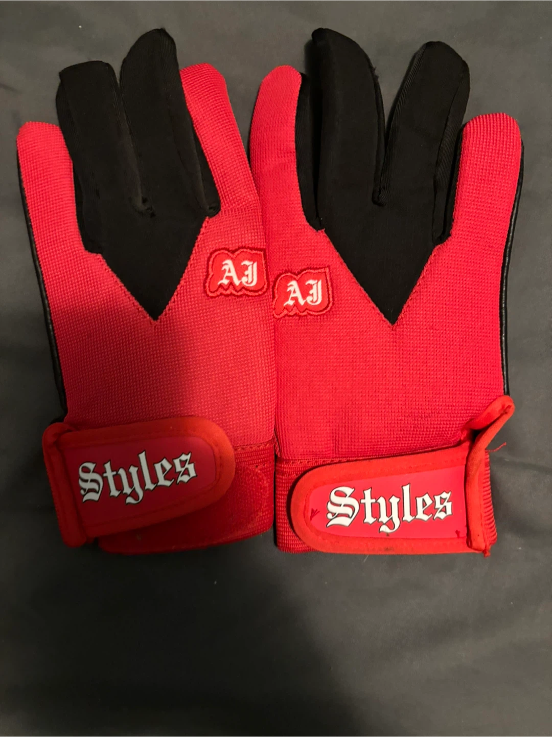 AJ Styles WWE Wrestling Gloves - photo 2