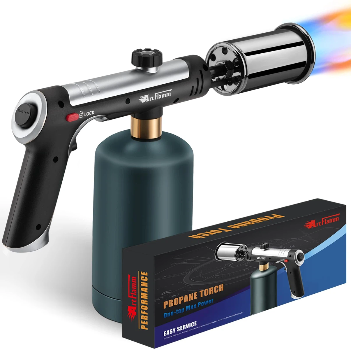 Powerful Propane Torch with Turbo Mode