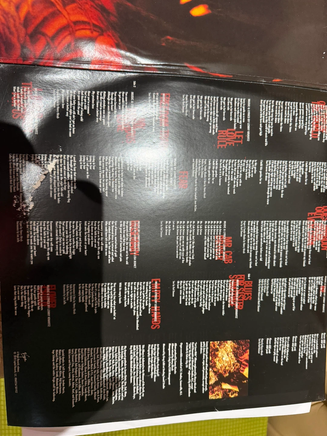 Lenny Kravitz Let Love Rule Vinyl Record - photo 2
