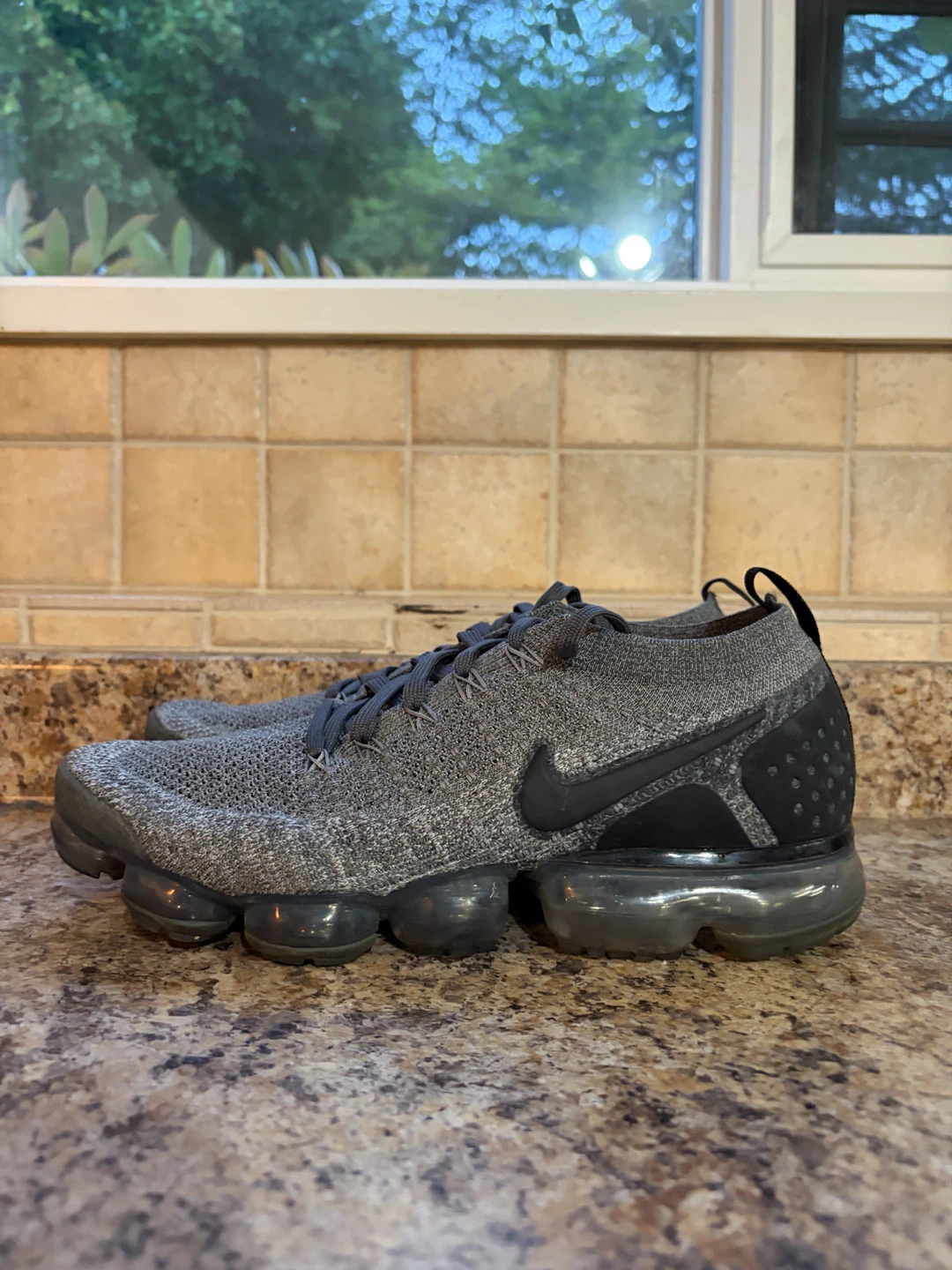 Nike Air VaporMax Flyknit 2 Grey Shoes - photo 3