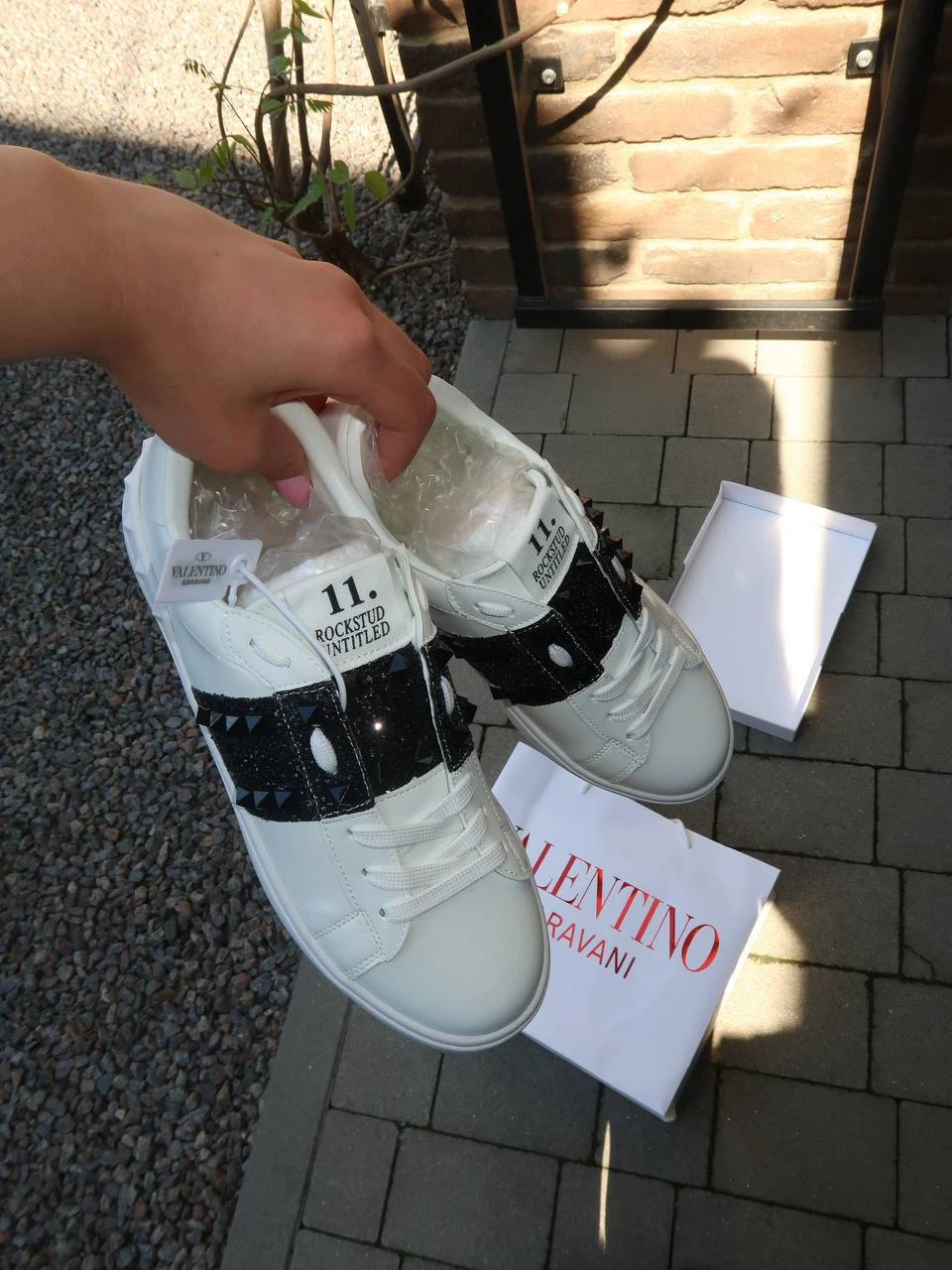 Valentino Garavani Rockstud Untitled Sneakers White